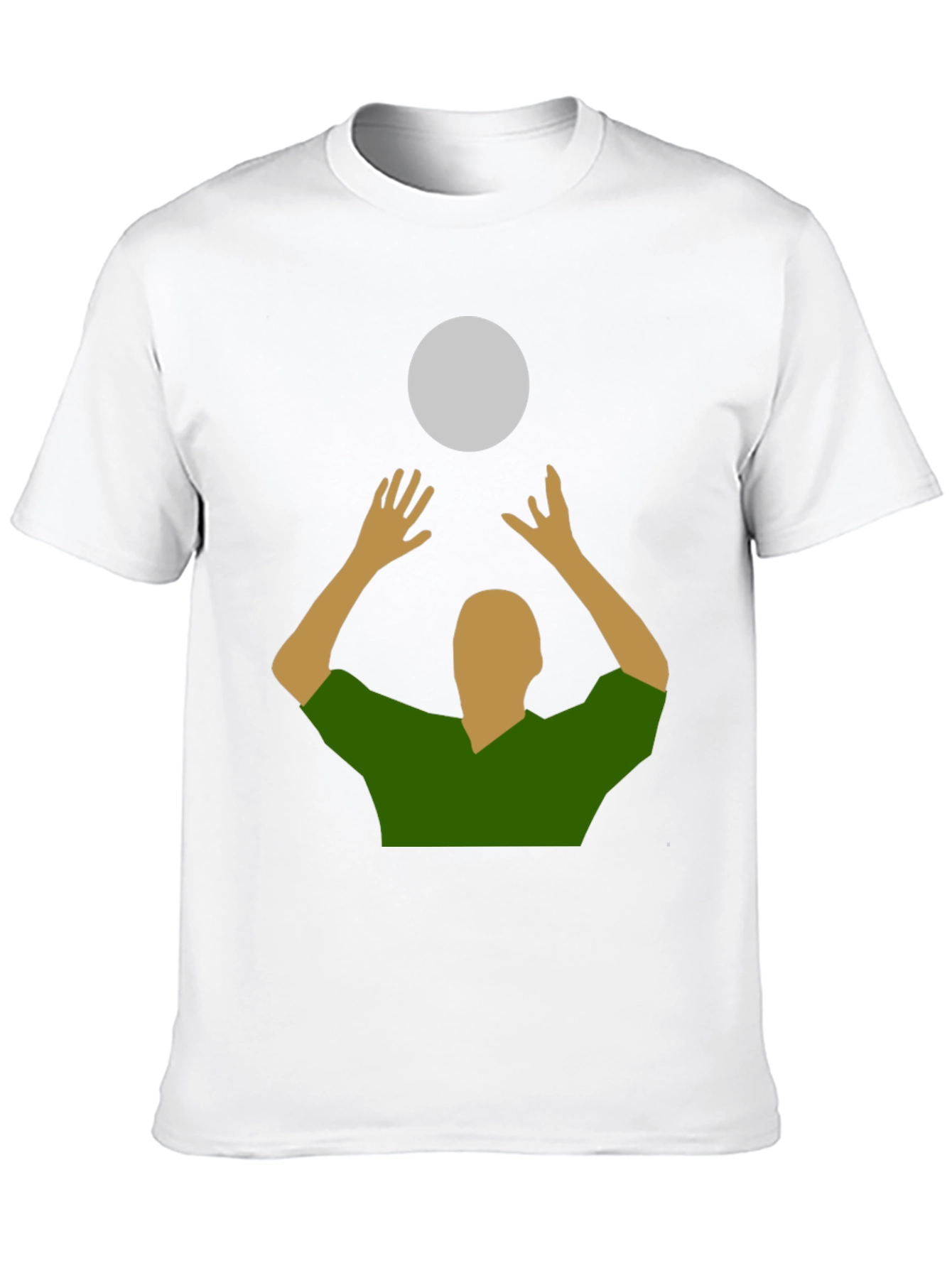 Camiseta con diseño de voleibol