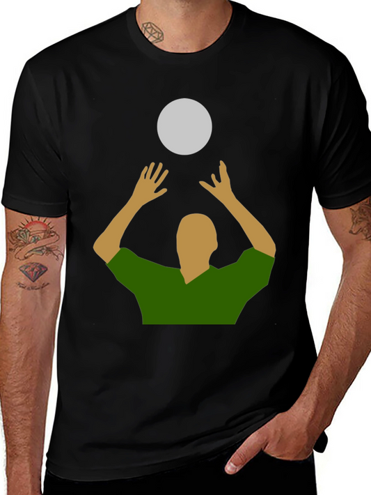 Camiseta con diseño de voleibol