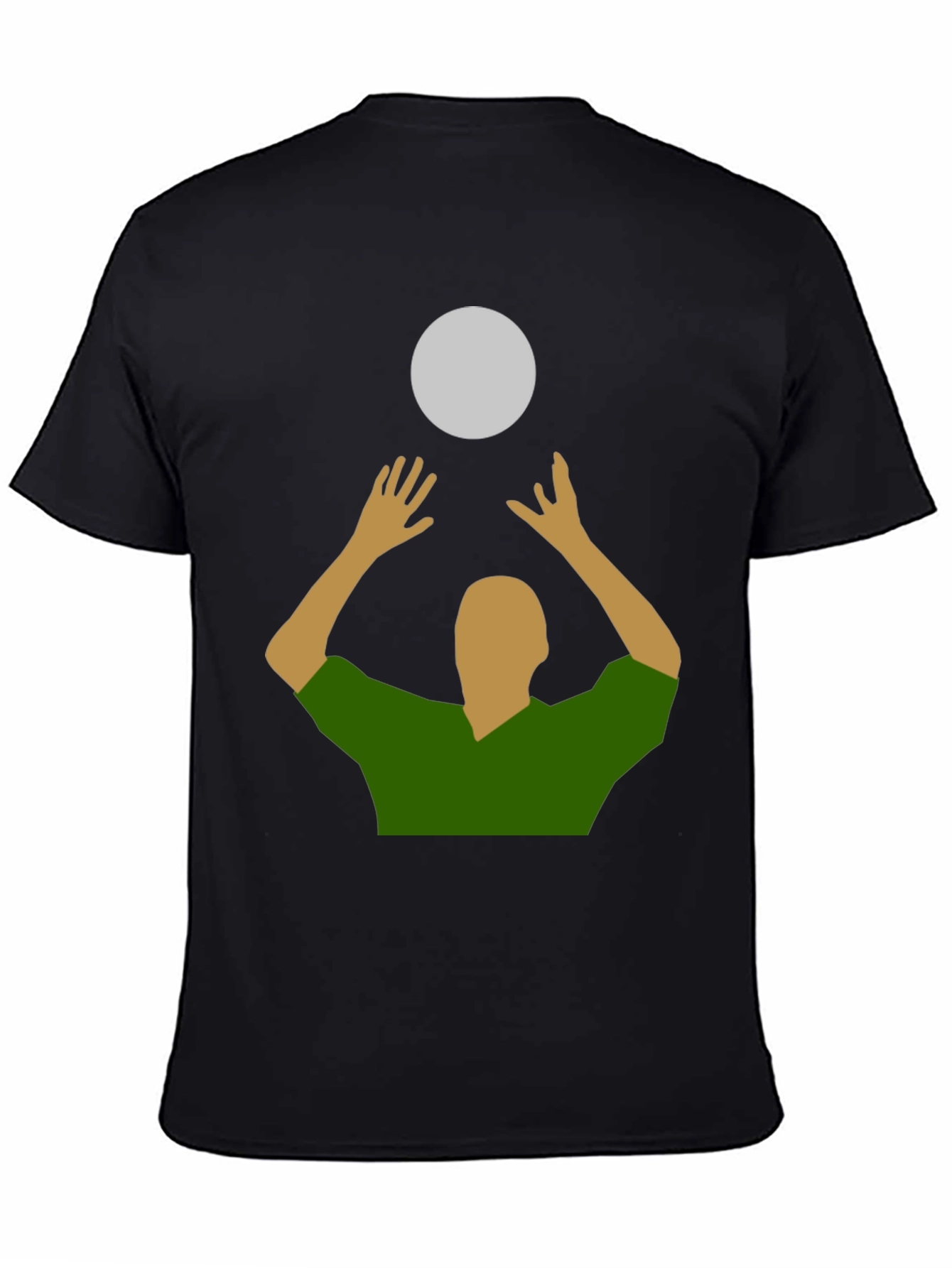 Camiseta con diseño de voleibol