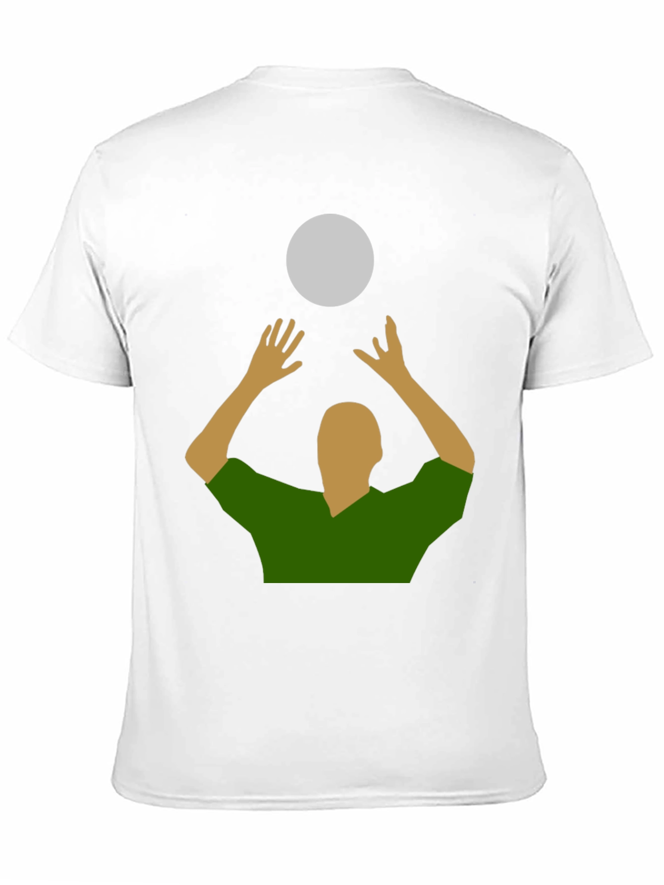 Camiseta con diseño de voleibol