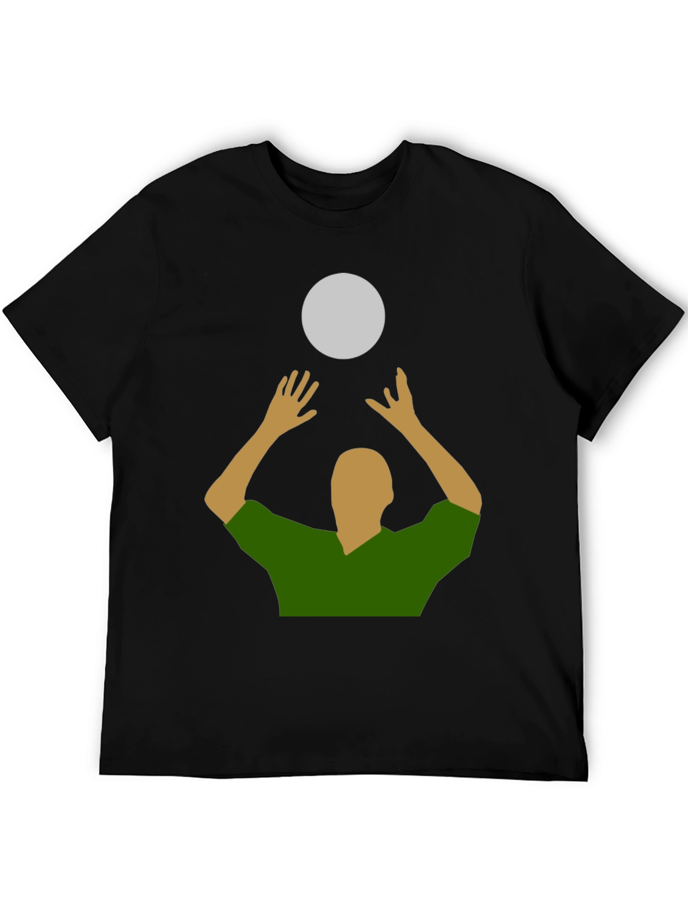 Camiseta con diseño de voleibol