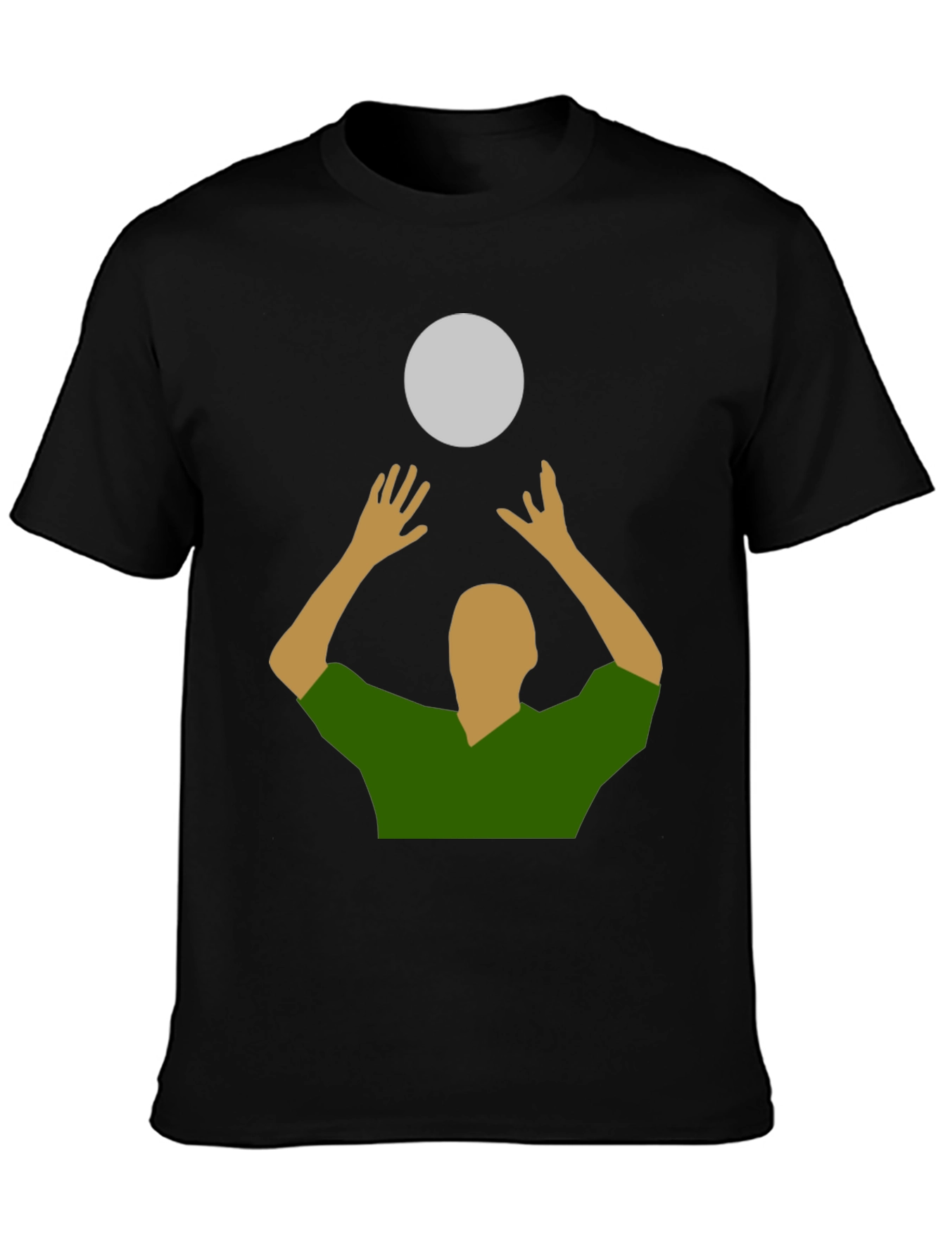 Camiseta con diseño de voleibol