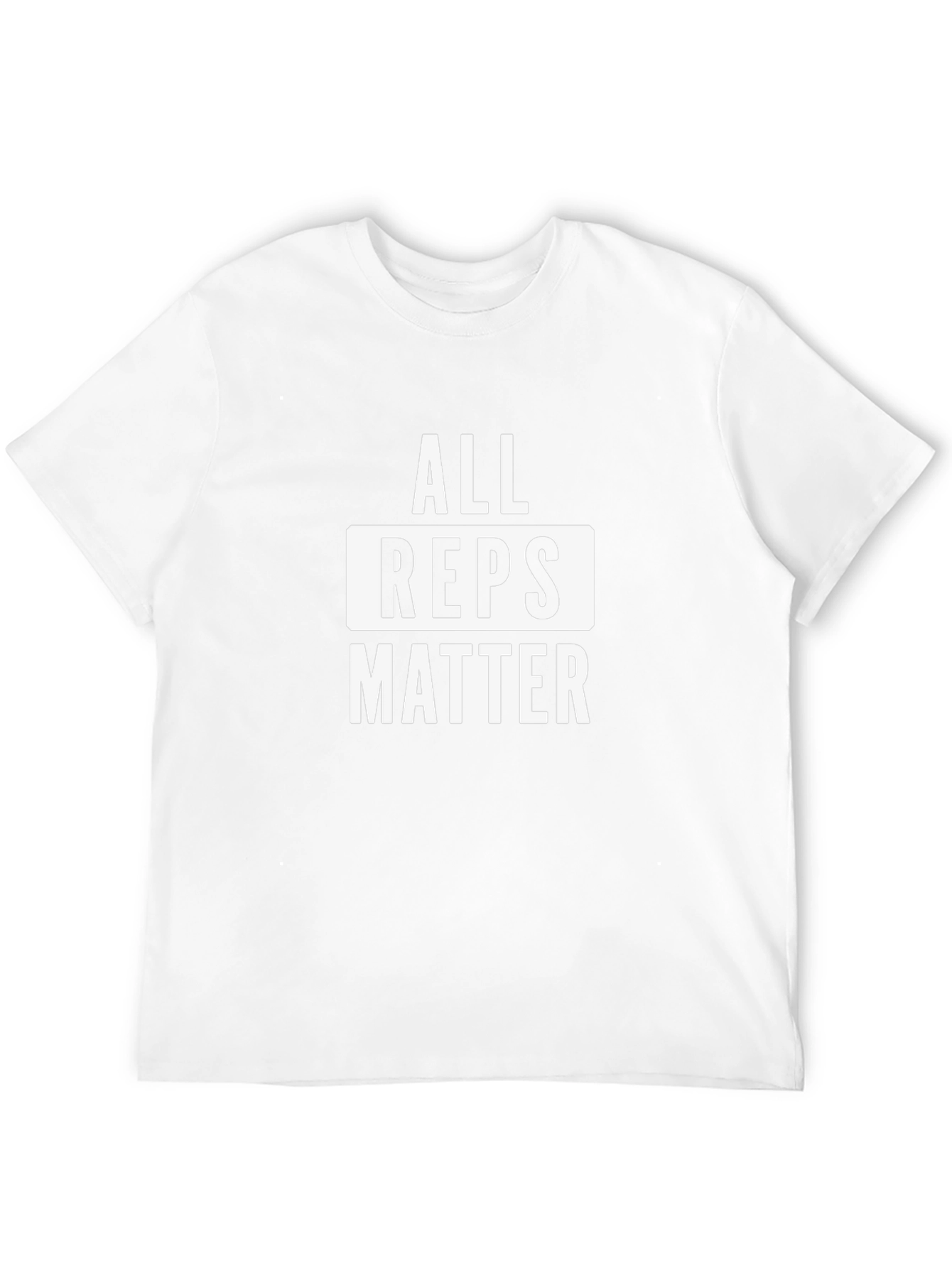 Camiseta All Reps Matter - Fitness y Motivación