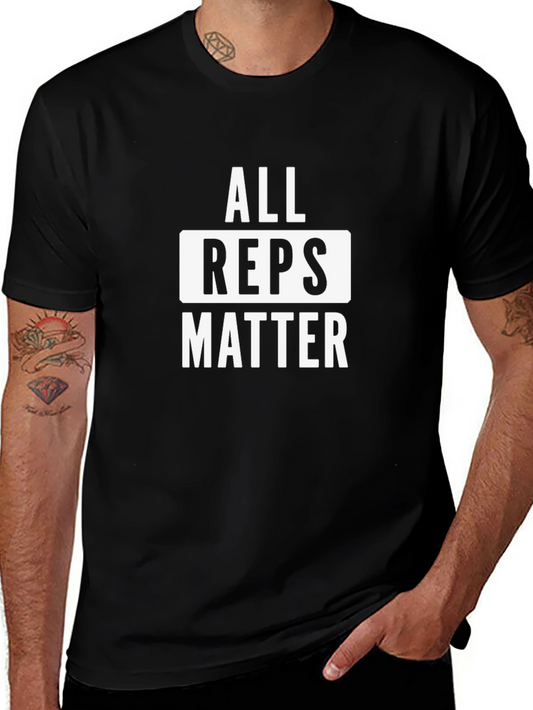 Camiseta All Reps Matter - Fitness y Motivación