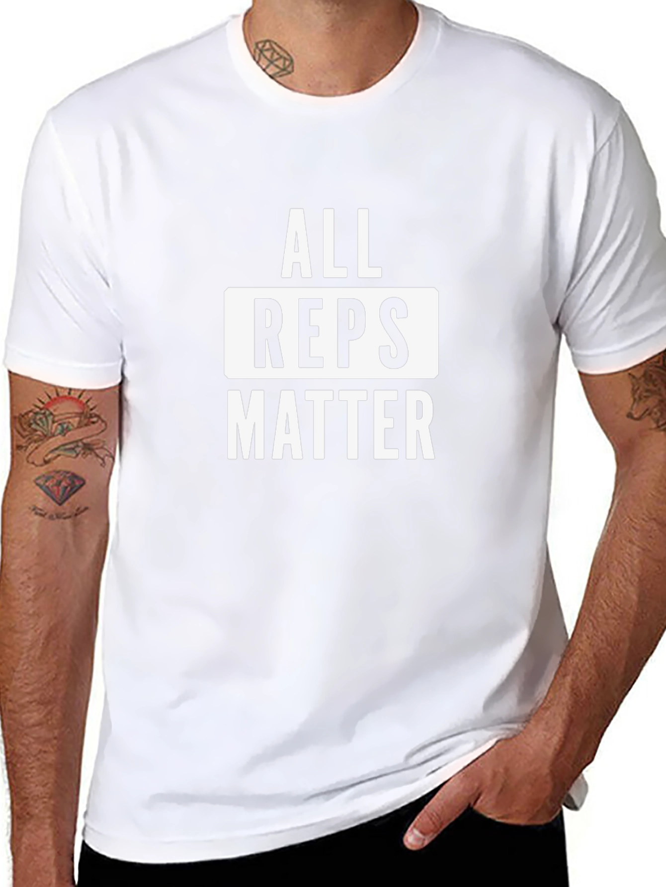 Camiseta All Reps Matter - Fitness y Motivación