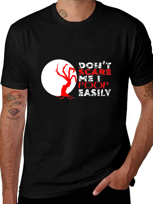 Camiseta Negra con Diseño Humorístico de Halloween