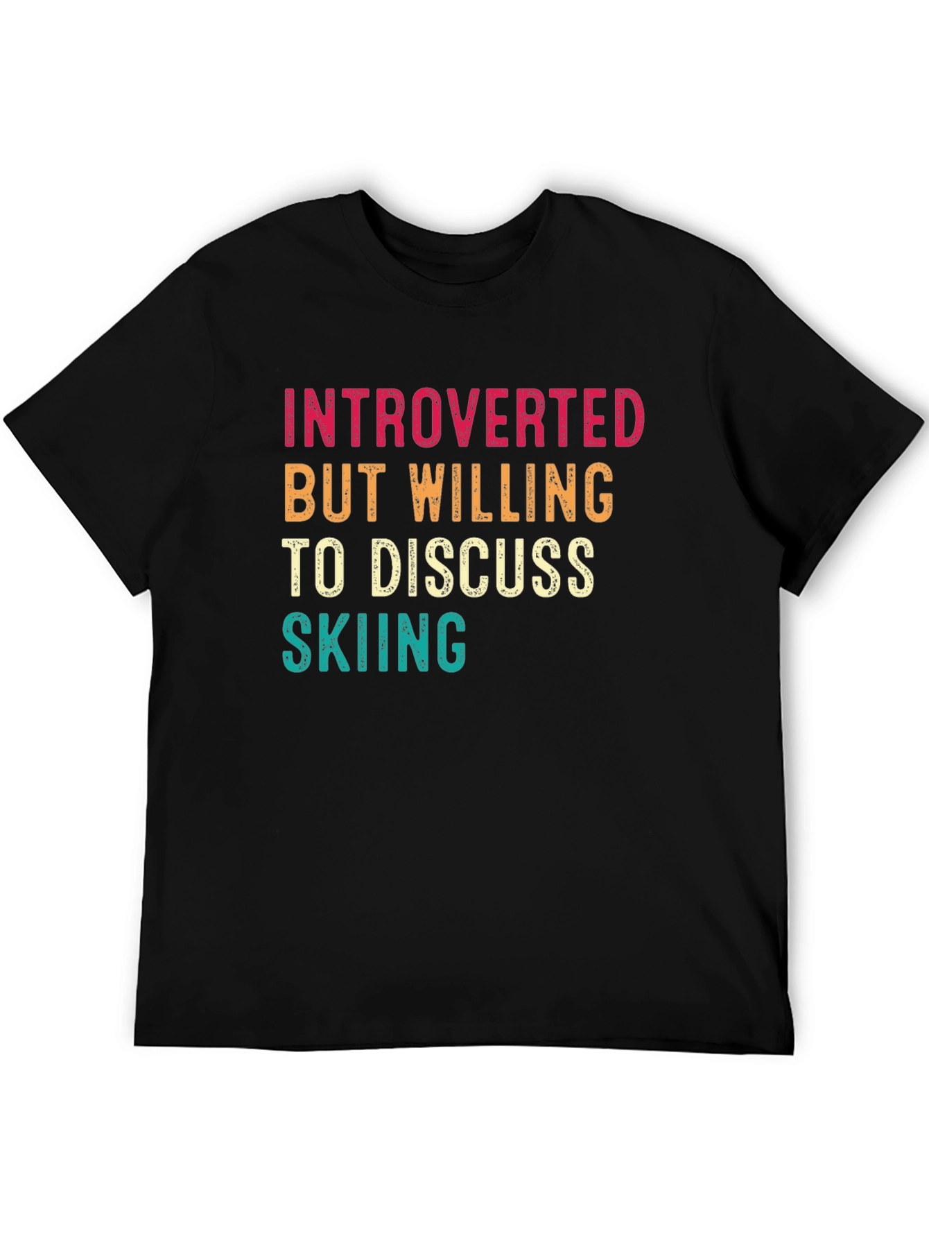 Camiseta Introvertido Esquí