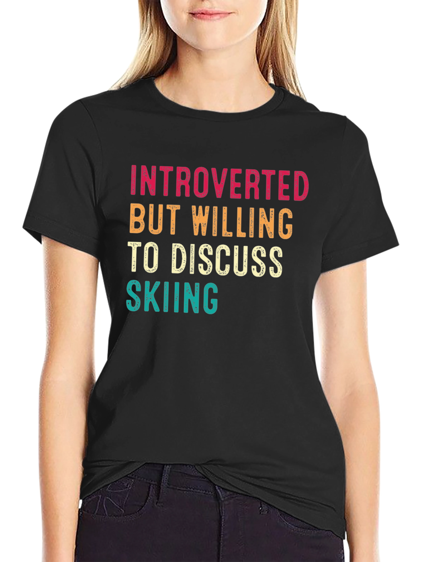 Camiseta Introvertido Esquí