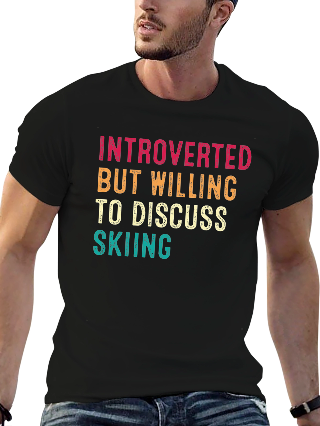 Camiseta Introvertido Esquí