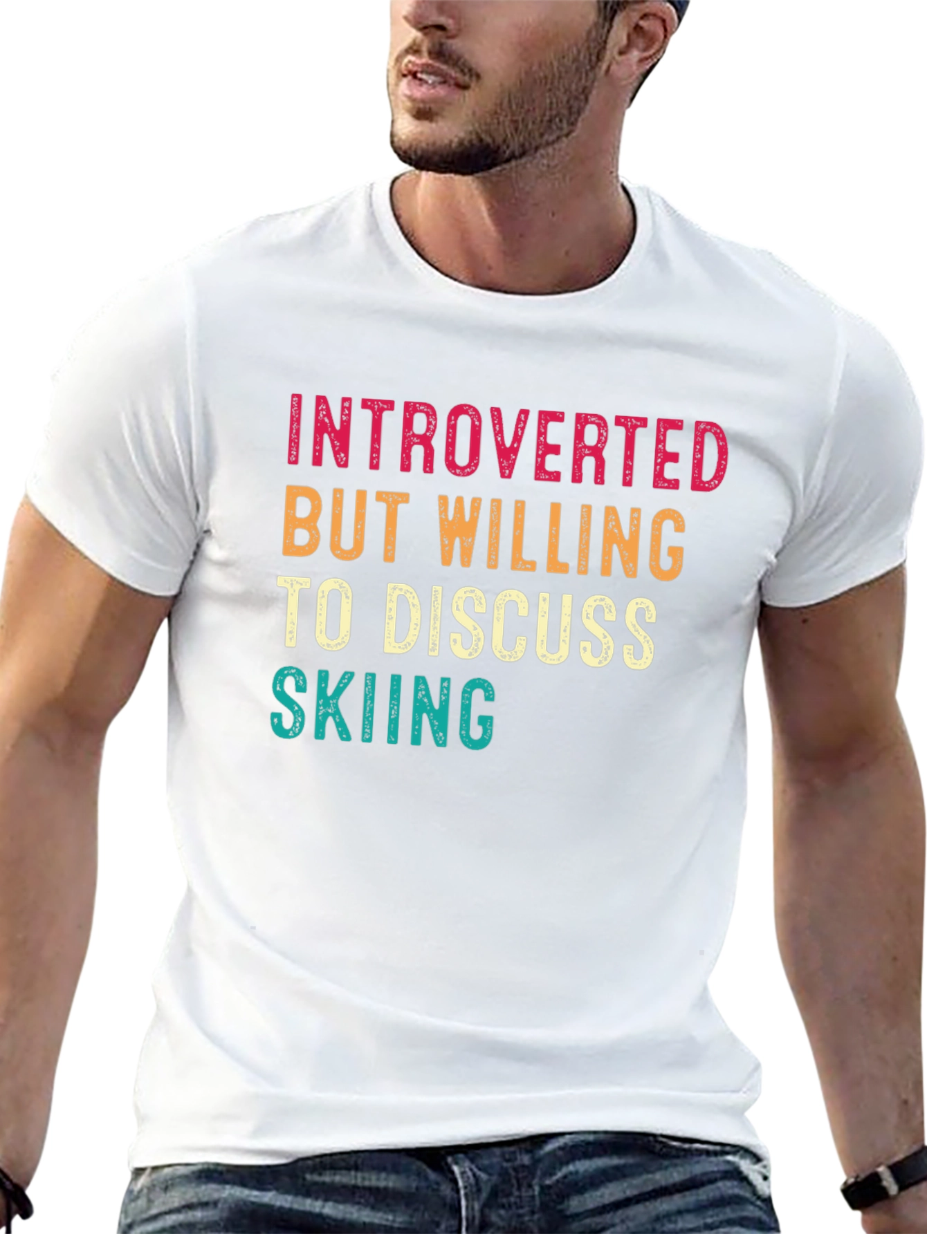 Camiseta Introvertido Esquí