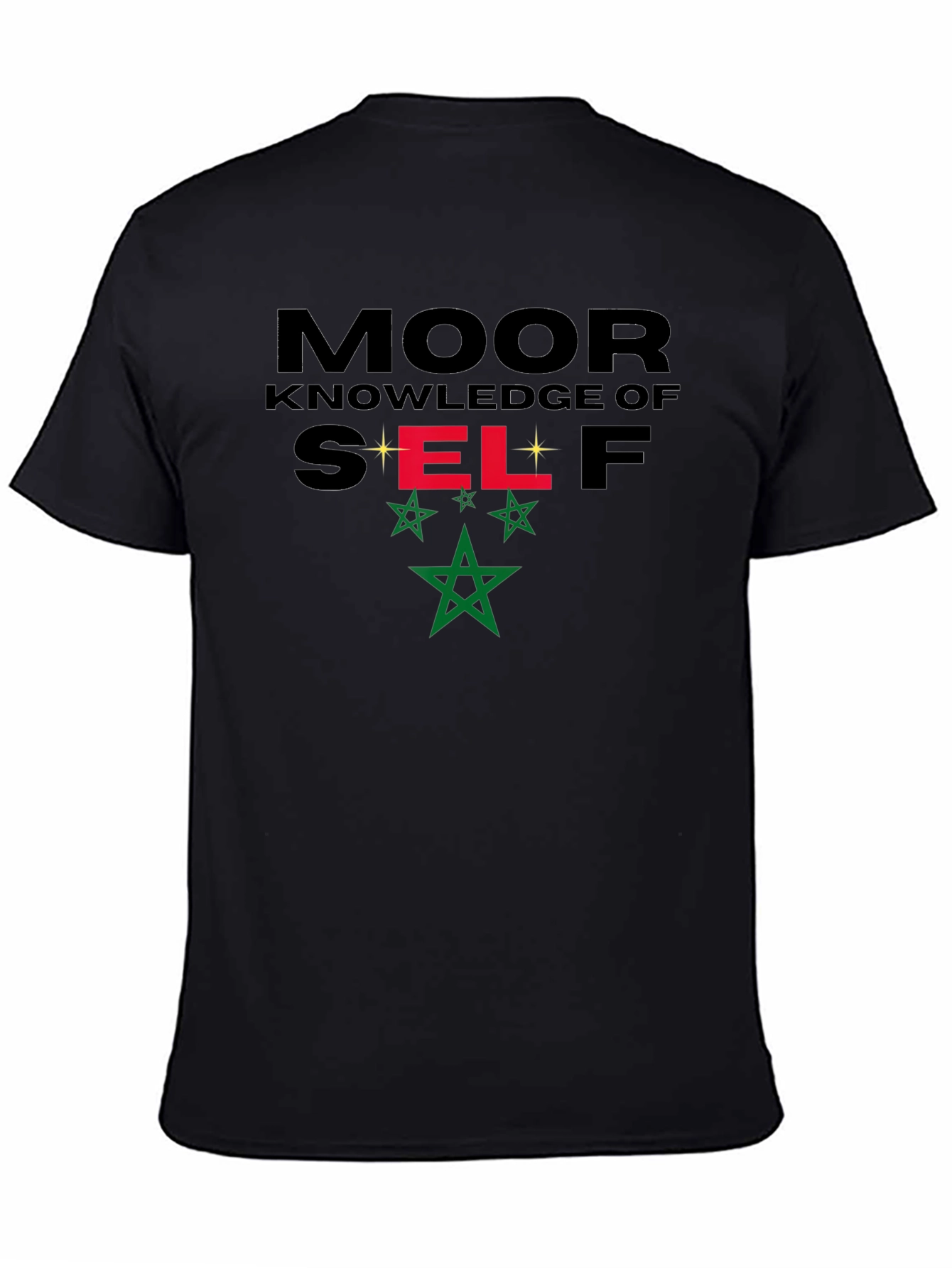Camiseta Negra Moor Knowledge of Self