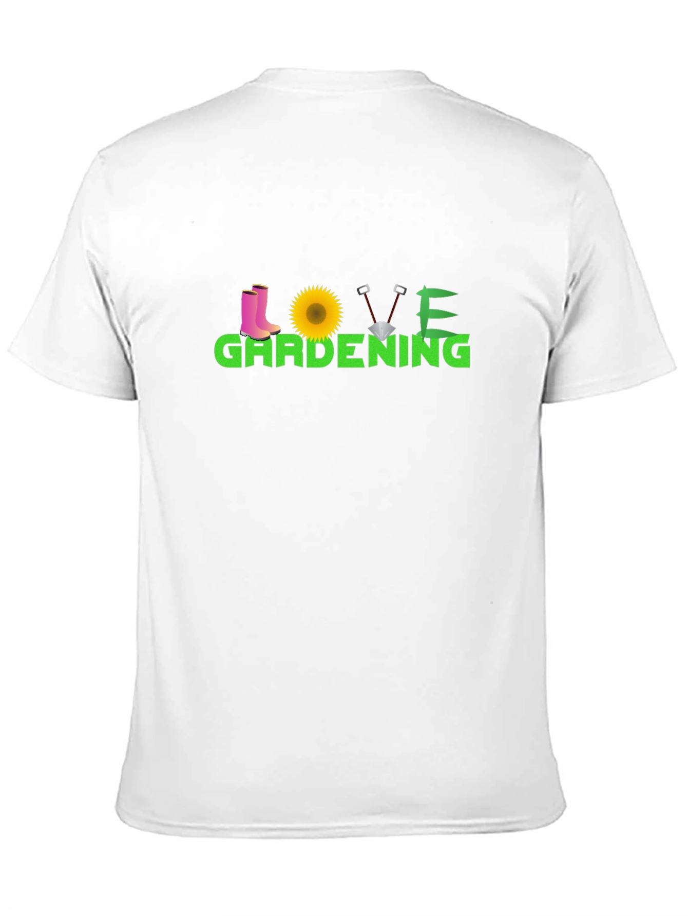 Camiseta Negra Love Gardening