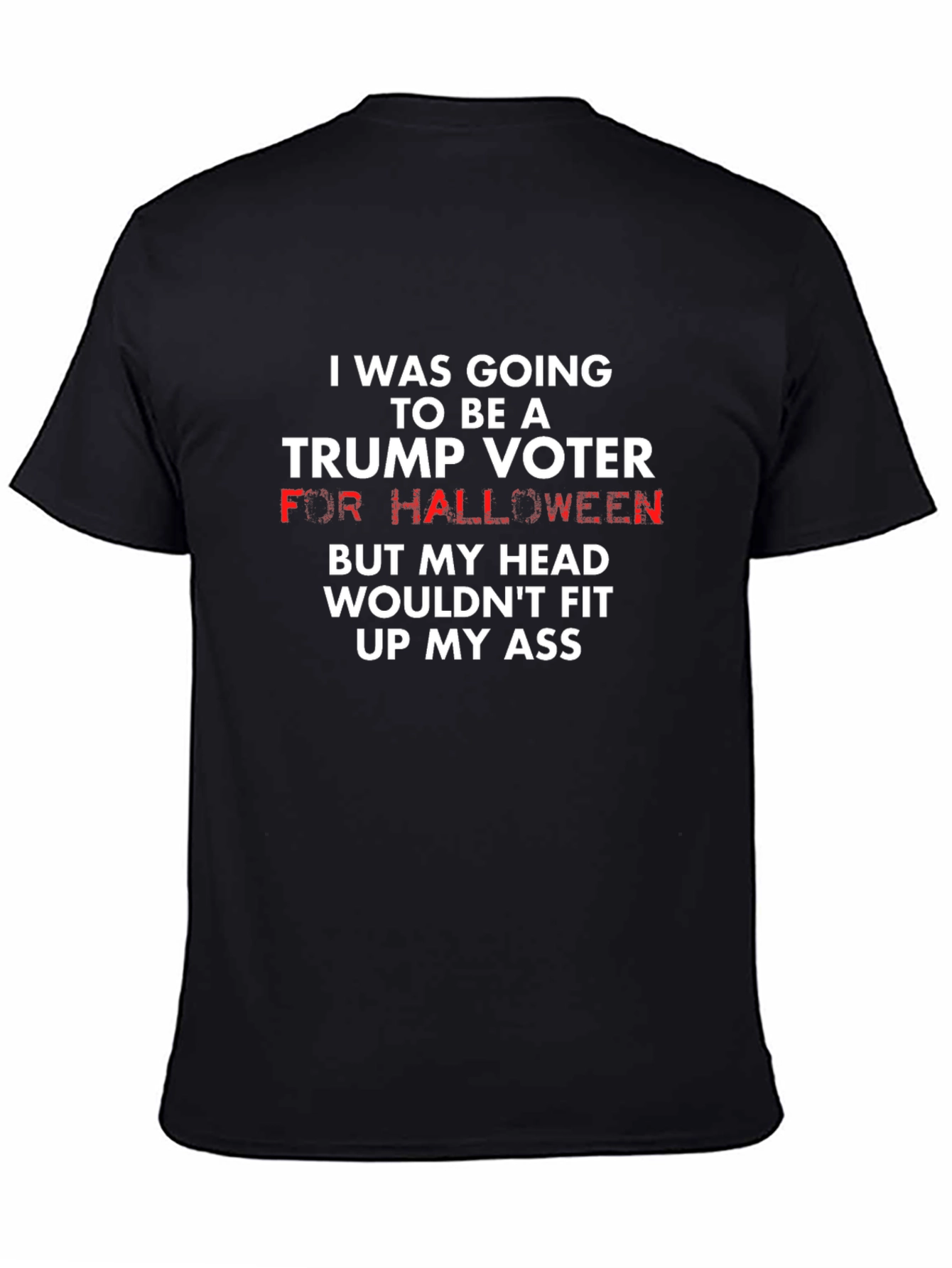 Camiseta Humorística Anti-Trump para Halloween