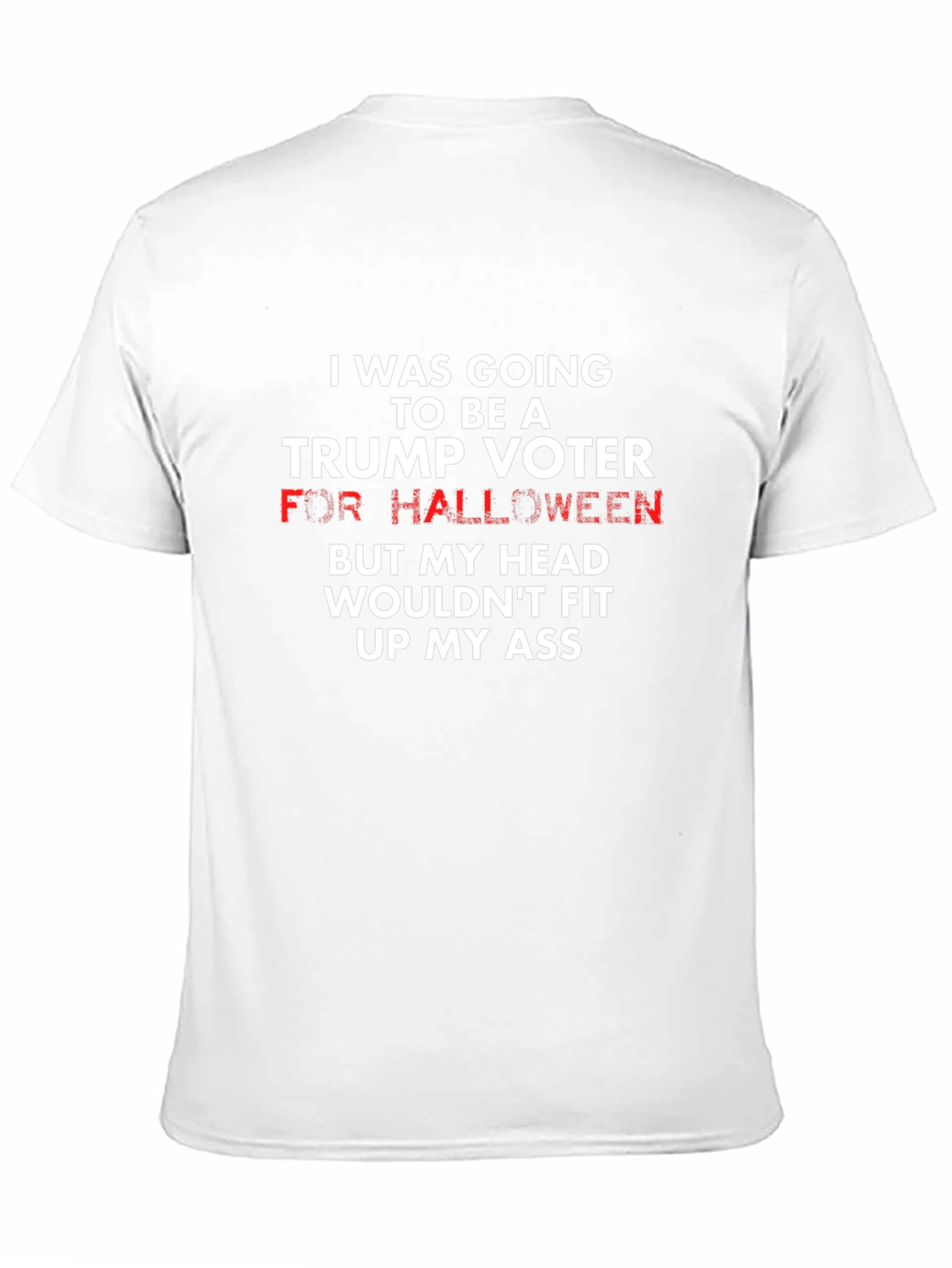 Camiseta Humorística Anti-Trump para Halloween
