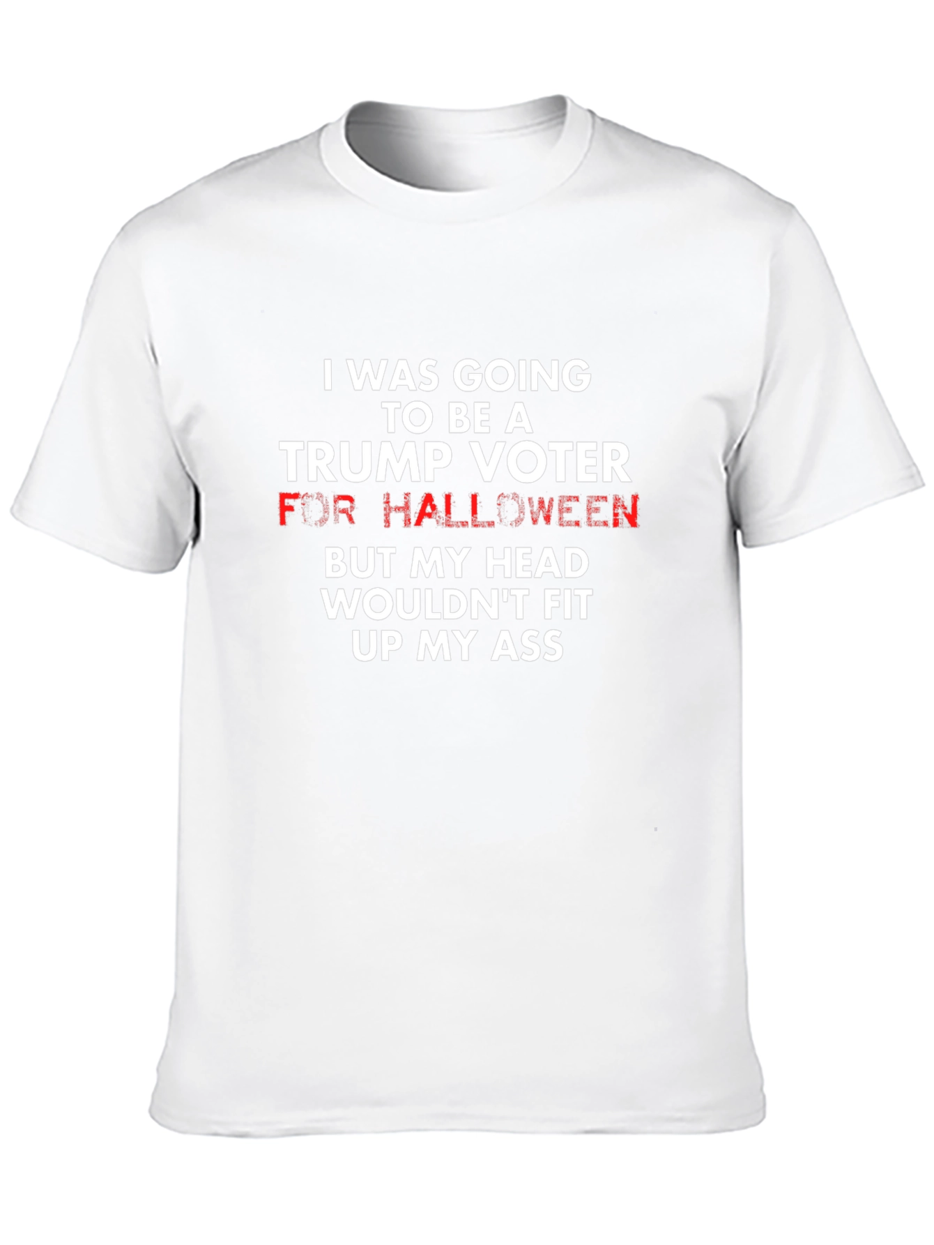 Camiseta Humorística Anti-Trump para Halloween