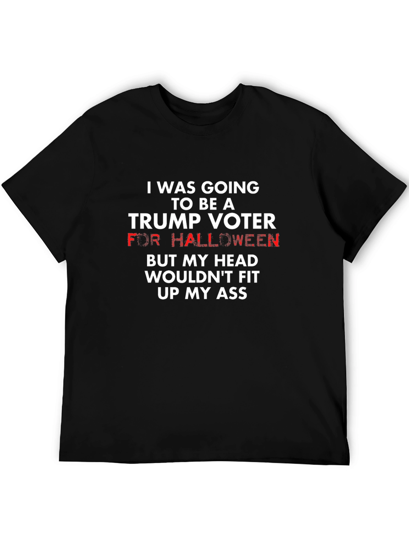 Camiseta Humorística Anti-Trump para Halloween