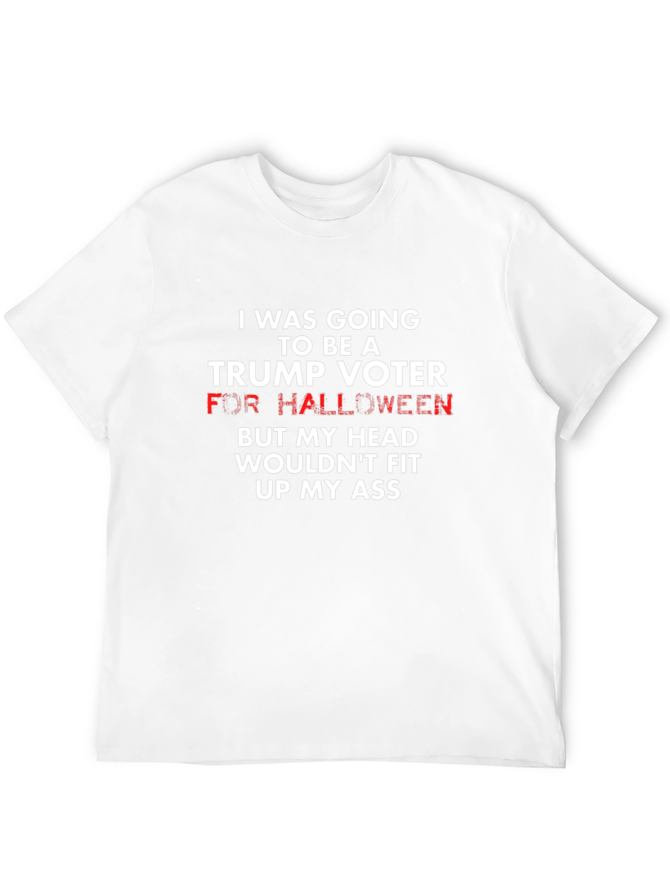Camiseta Humorística Anti-Trump para Halloween