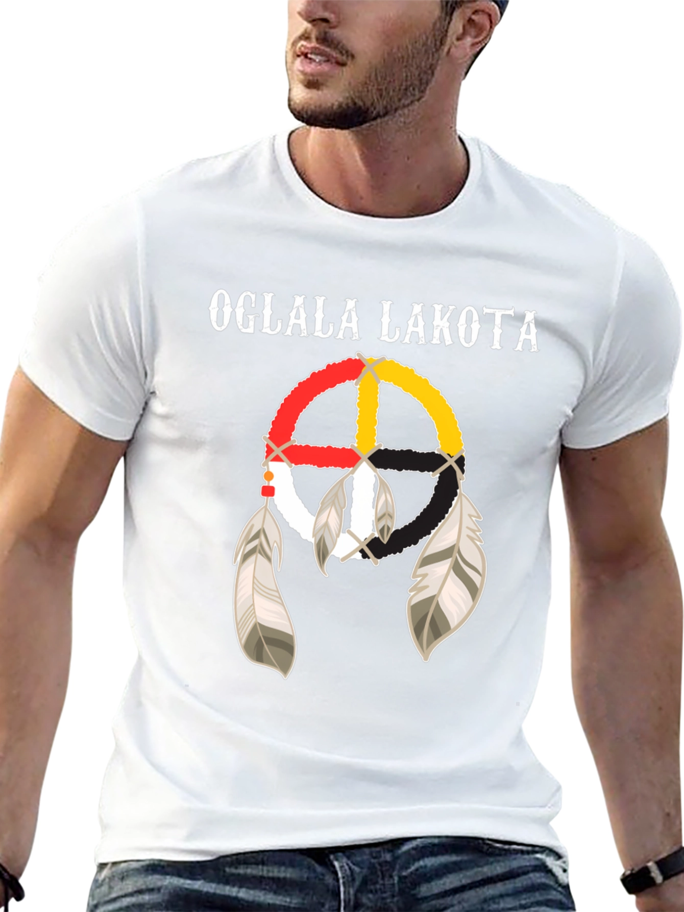Camiseta Oglala Lakota Diseño Nativo Americano