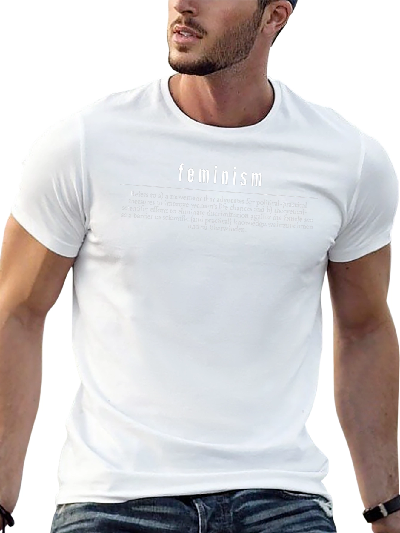 Camiseta Negra Feminismo Definición