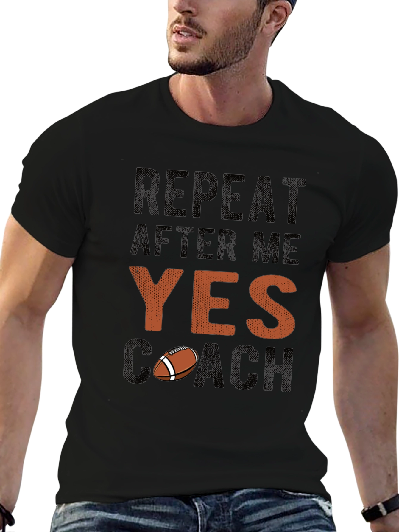 Camiseta Repite Después de Mí Sí Entrenador