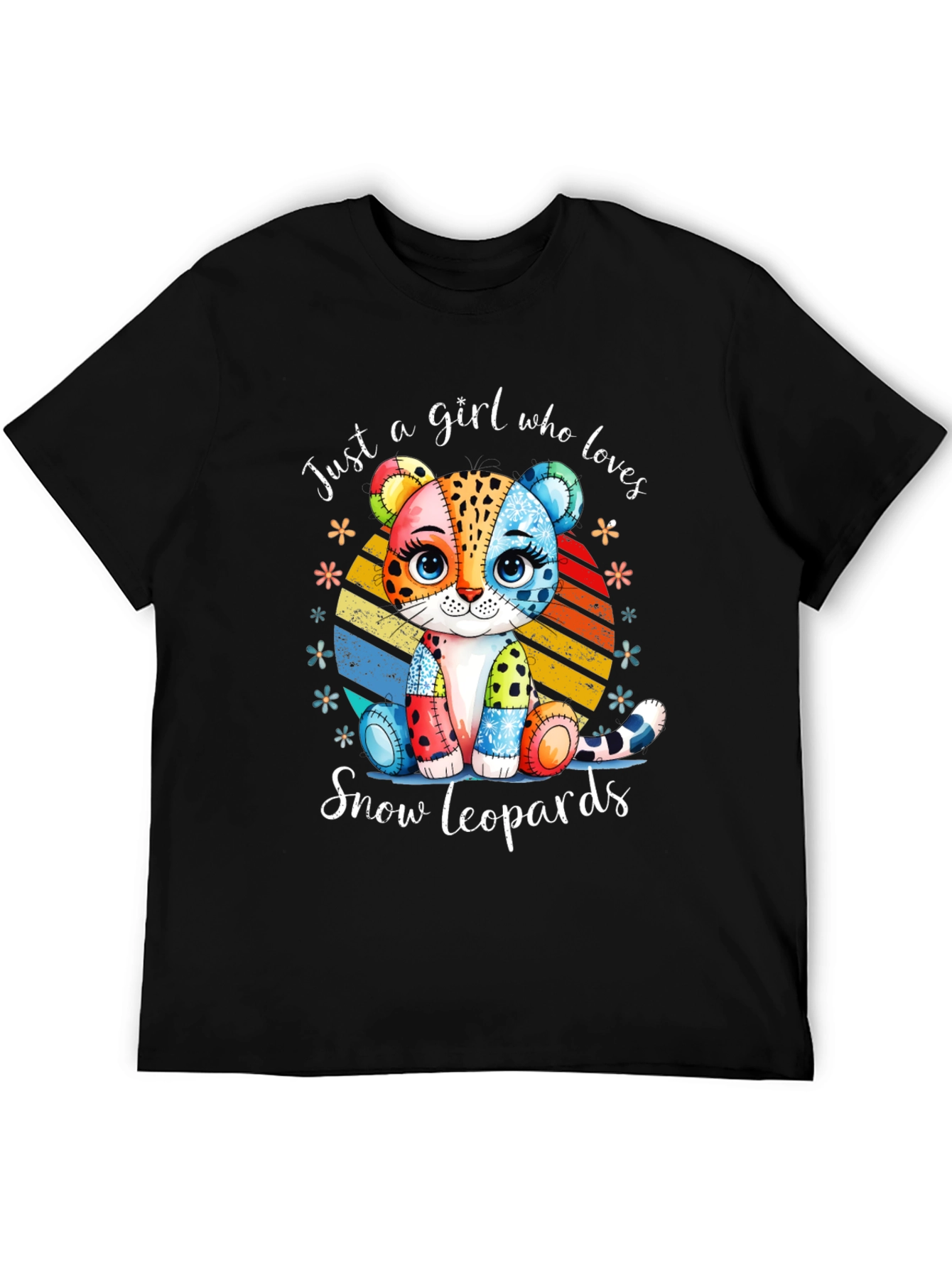 Camiseta Amo Leopardos de Nieve para Mujer