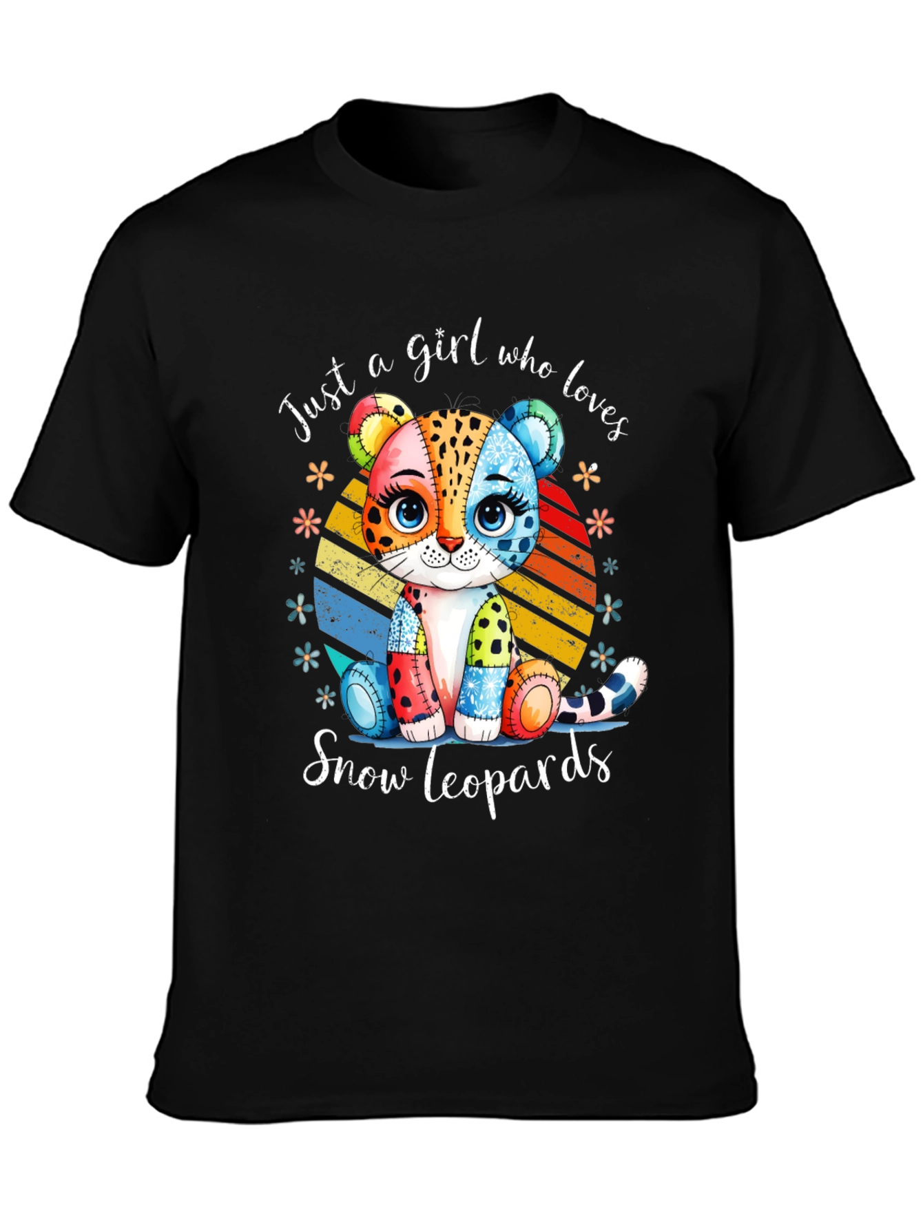 Camiseta Amo Leopardos de Nieve para Mujer