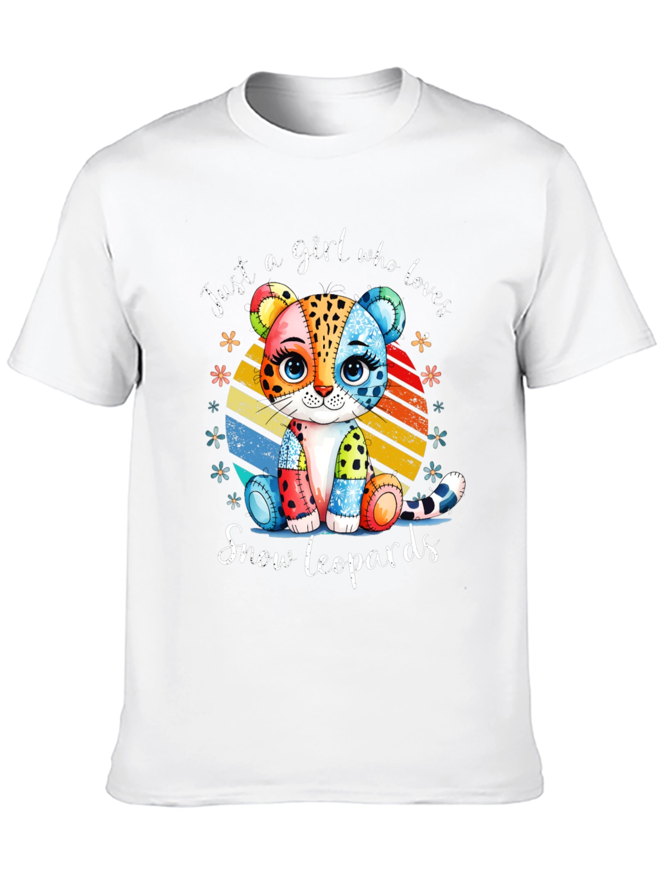Camiseta Amo Leopardos de Nieve para Mujer