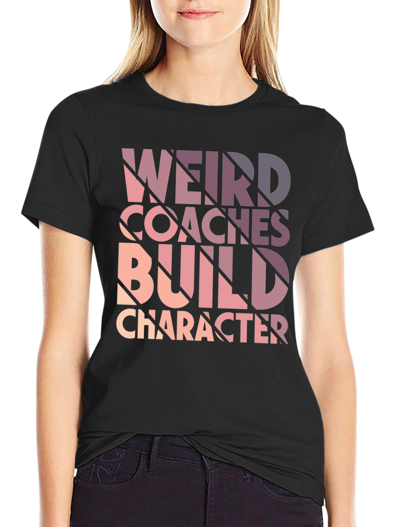 Camiseta Negra: Entrenadores Raros Construyen Carácter