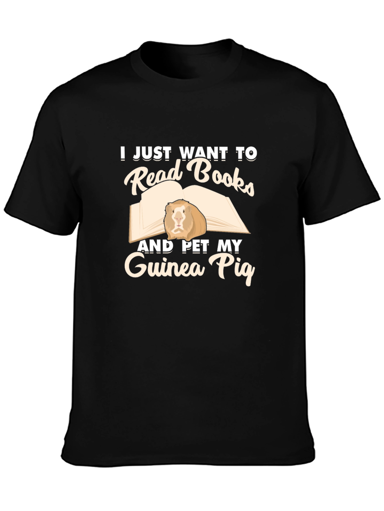 Camiseta Negra: Libros y Cobayas