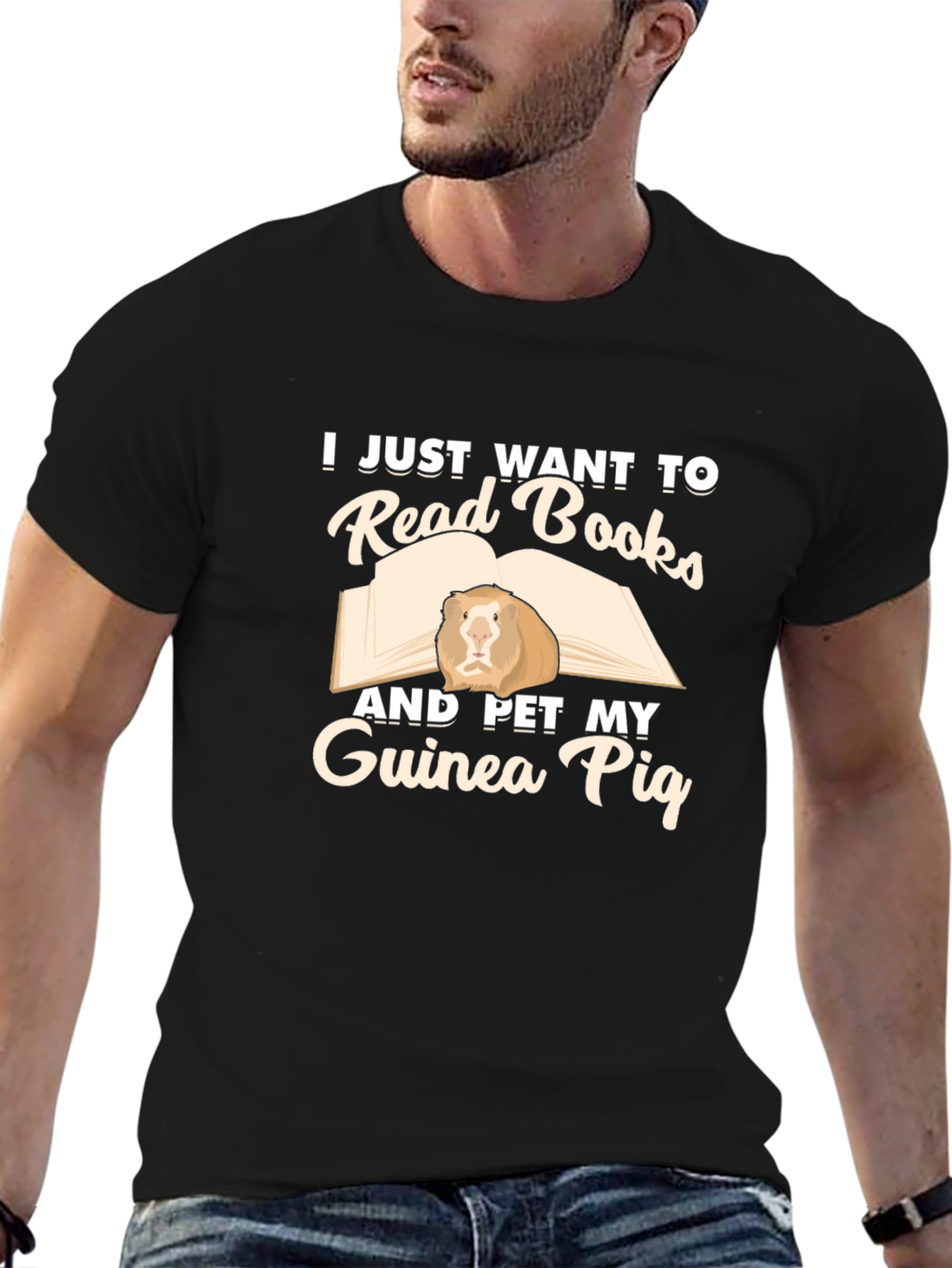 Camiseta Negra: Libros y Cobayas