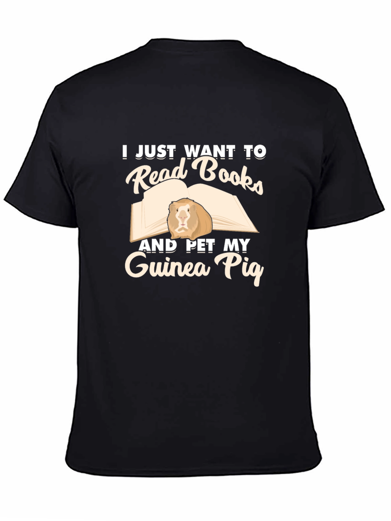 Camiseta Negra: Libros y Cobayas
