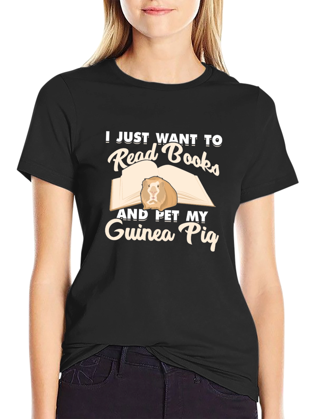 Camiseta Negra: Libros y Cobayas