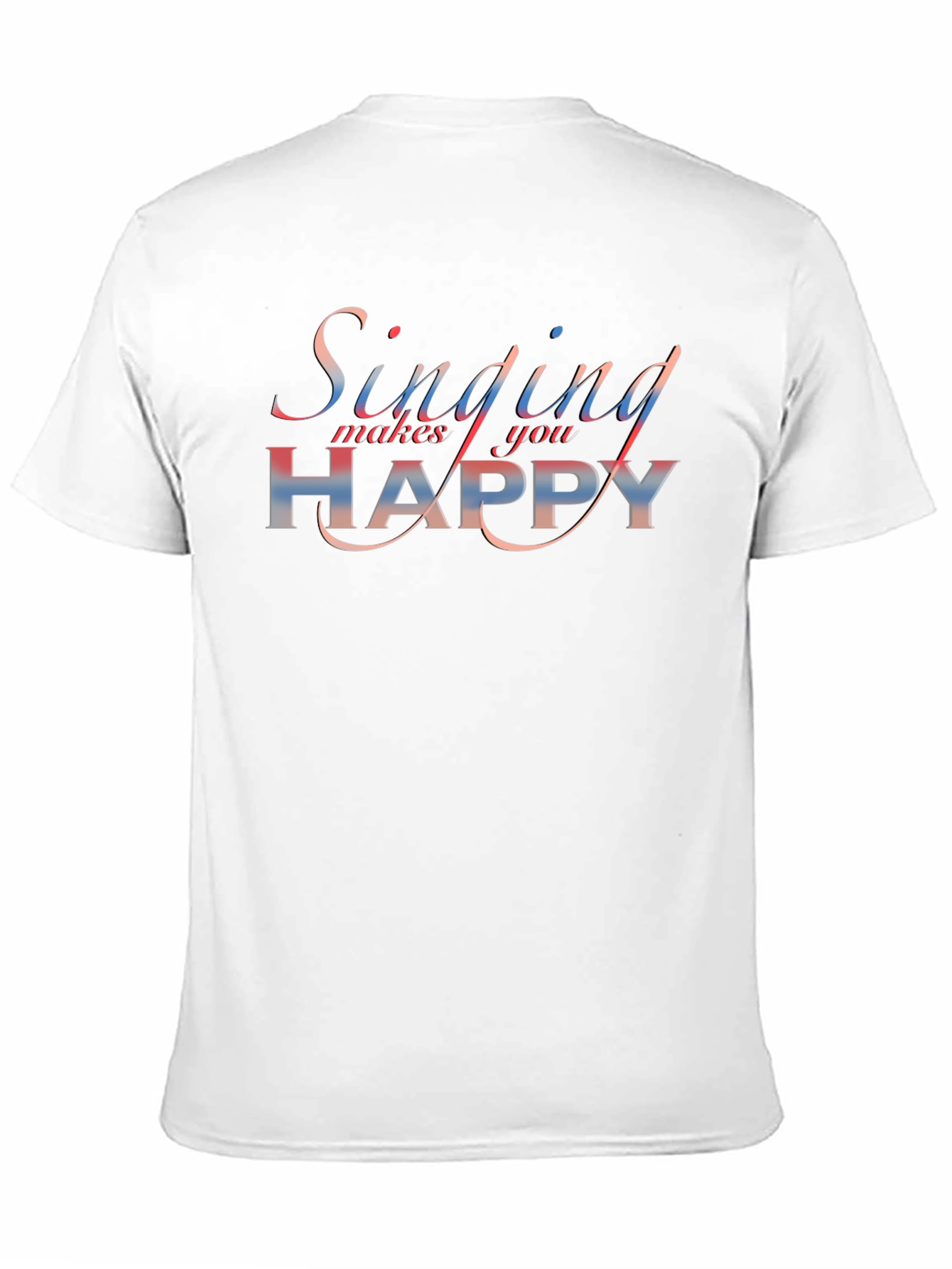 Camiseta Negra Cantar te hace feliz