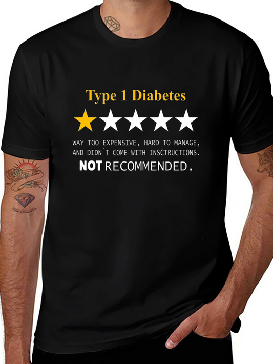Camiseta Diabetes Tipo 1: No Recomendada