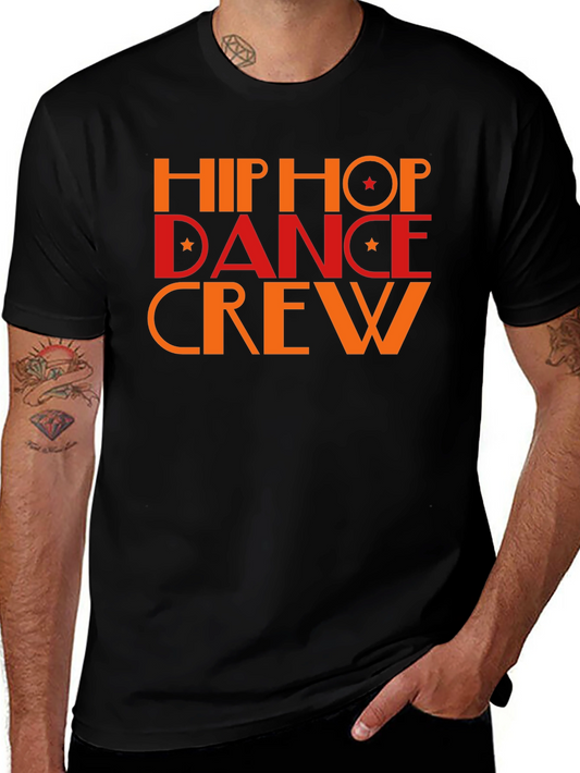 Camiseta Negra Hip Hop Dance Crew