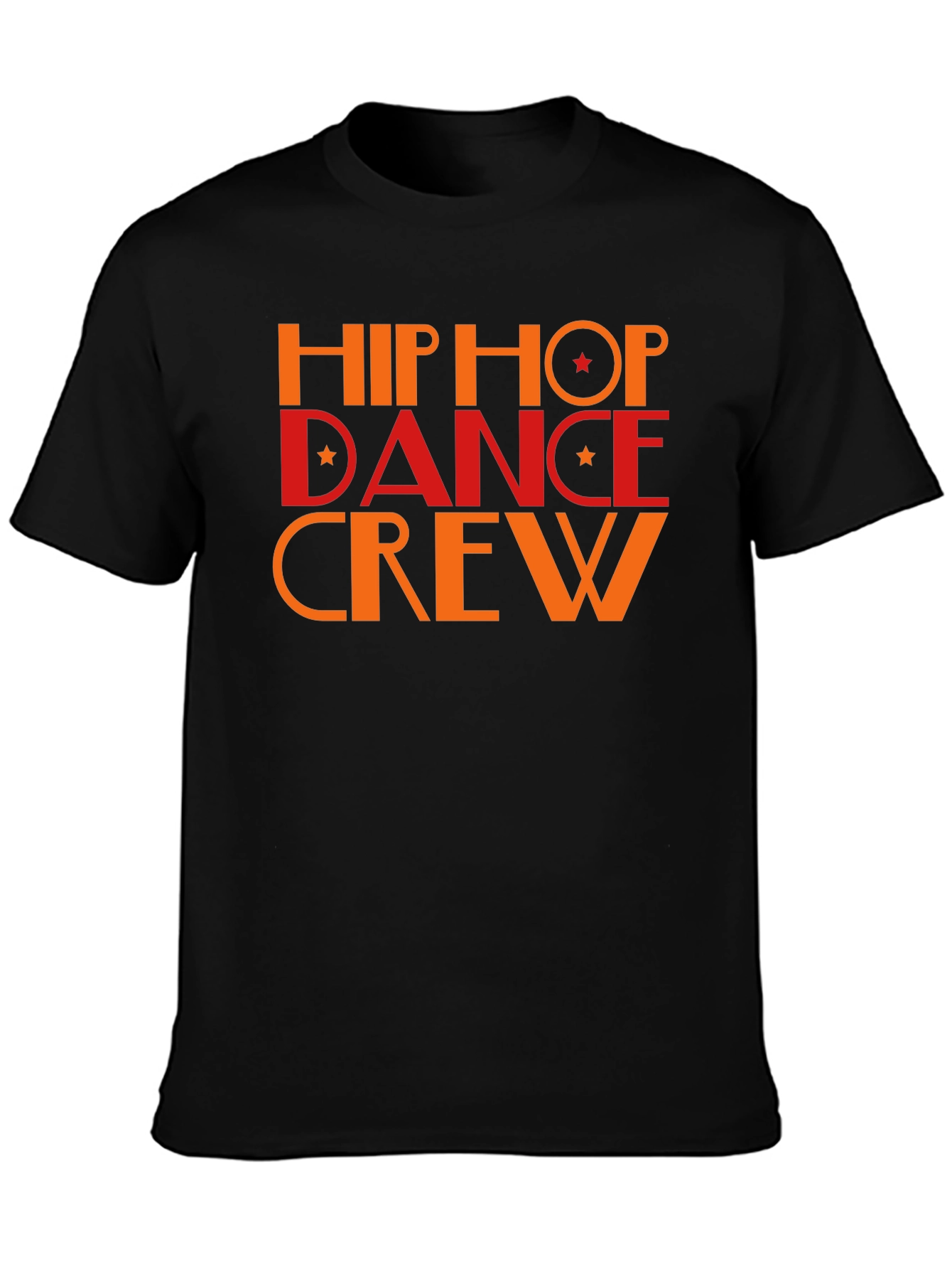 Camiseta Negra Hip Hop Dance Crew