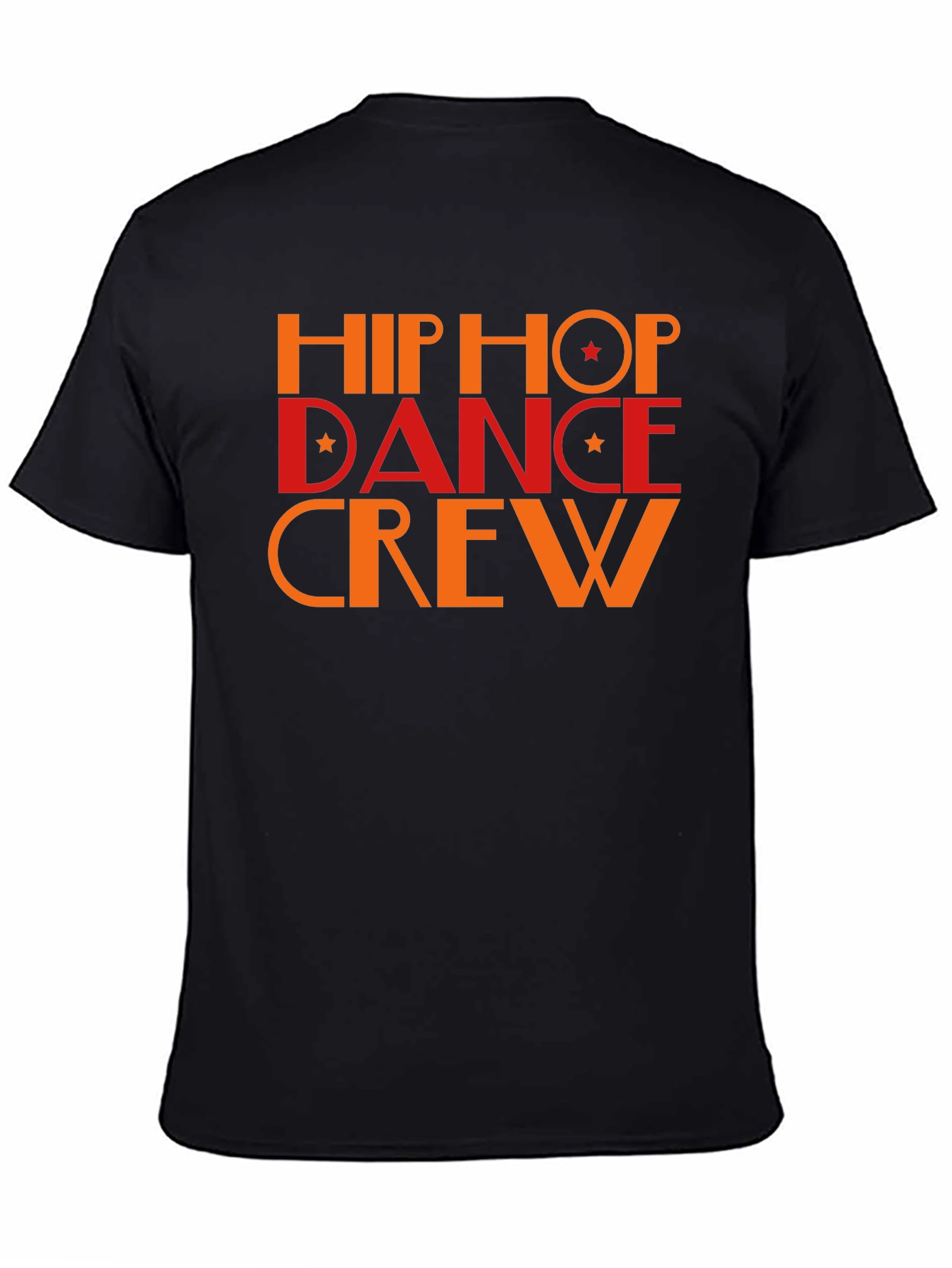 Camiseta Negra Hip Hop Dance Crew