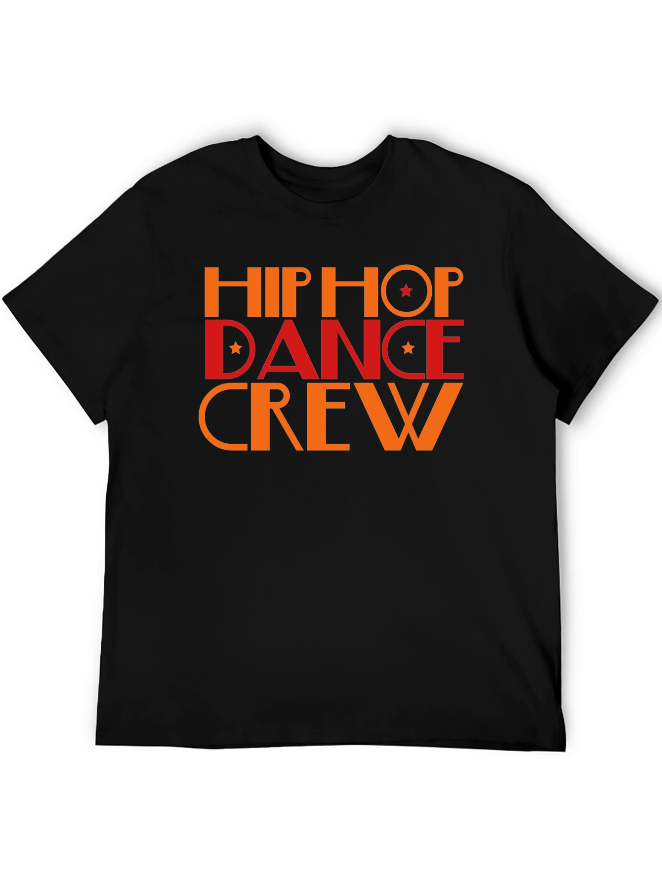 Camiseta Negra Hip Hop Dance Crew