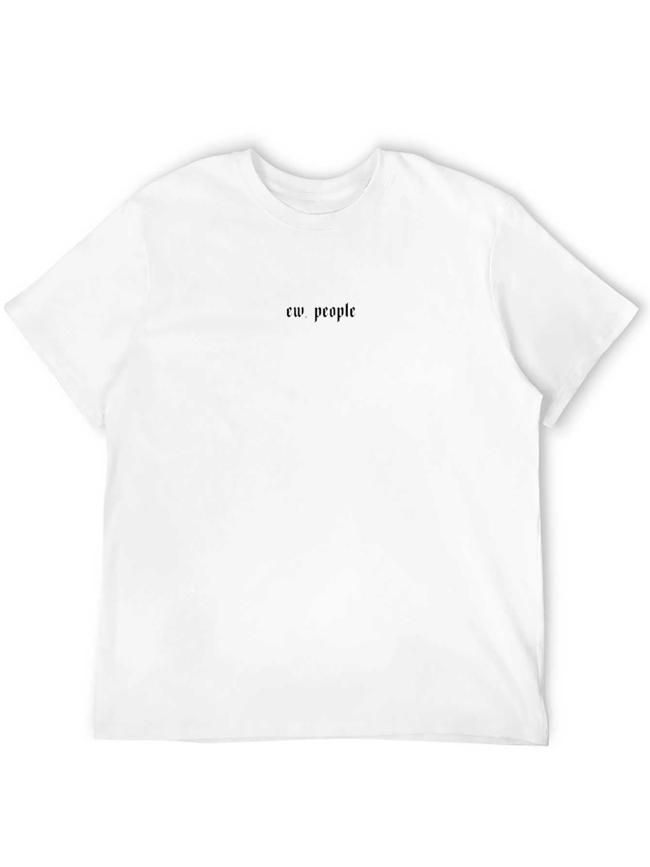 Camiseta Negra Ew People - Estilo Casual y Atrevido