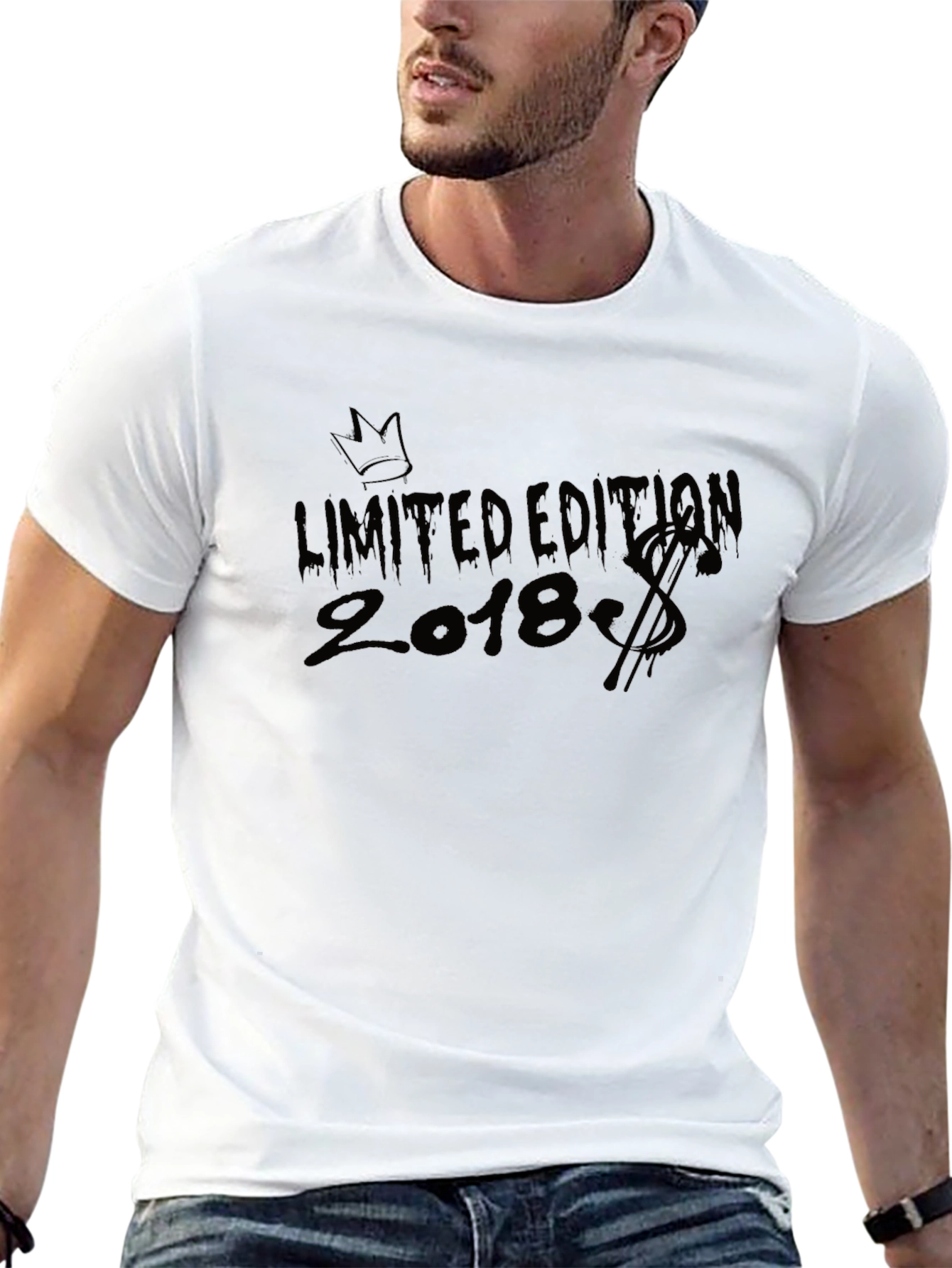 Camiseta Negra Edición Limitada 2018 Estilo Urbano