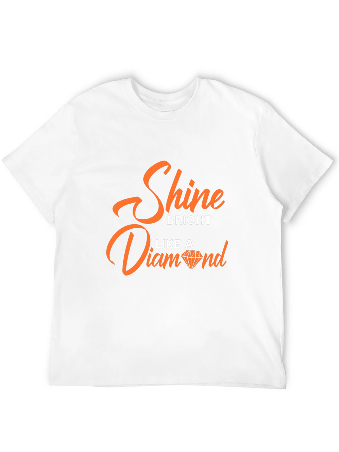 Camiseta Negra con Diseño Shine Bright Like A Diamond
