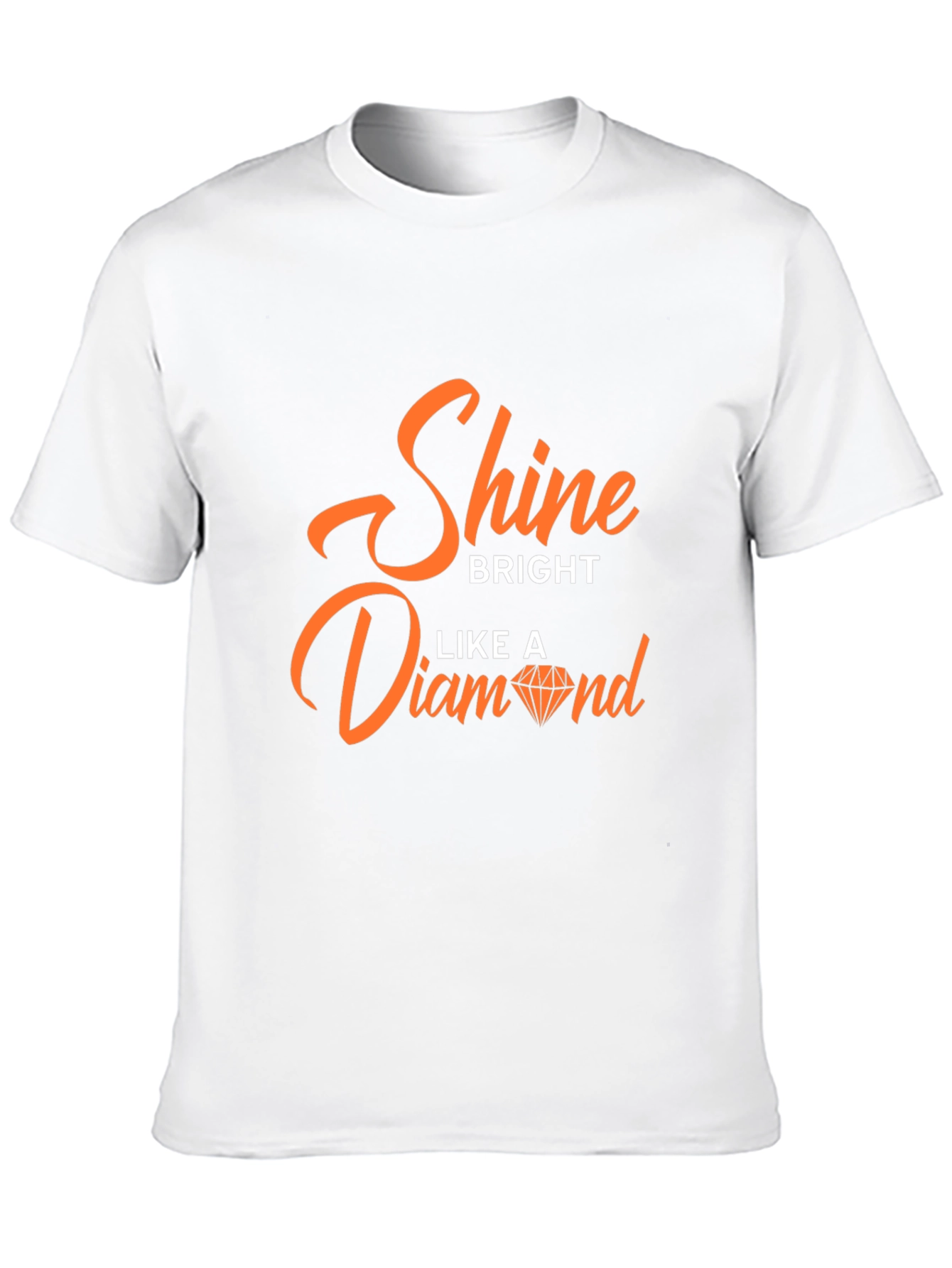 Camiseta Negra con Diseño Shine Bright Like A Diamond