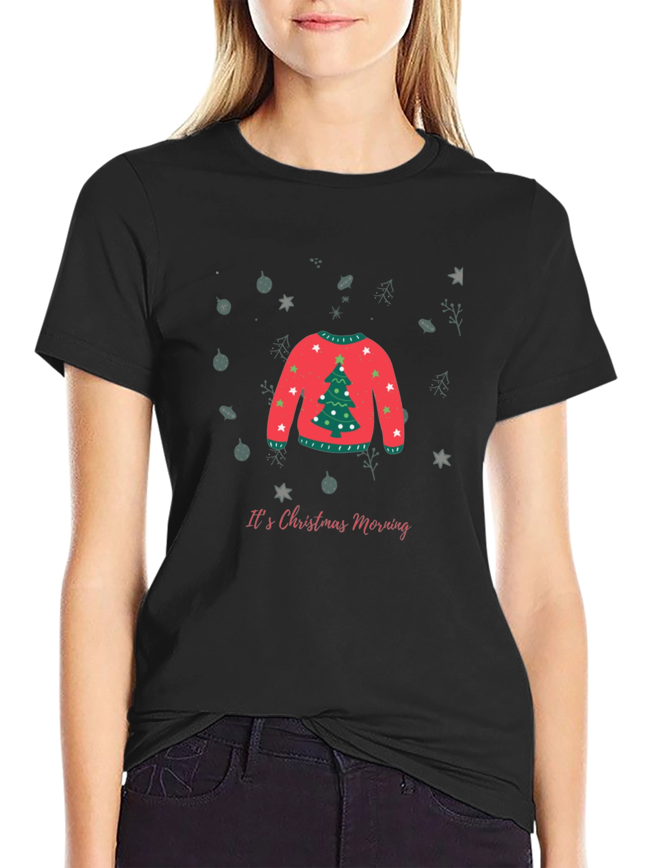 Camiseta Navideña Festiva para Hombre