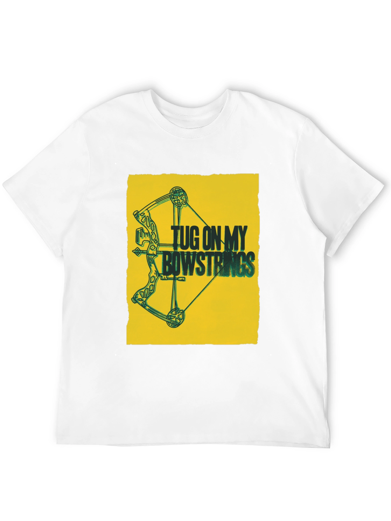 Camiseta Negra con Diseño de Arco y Flecha