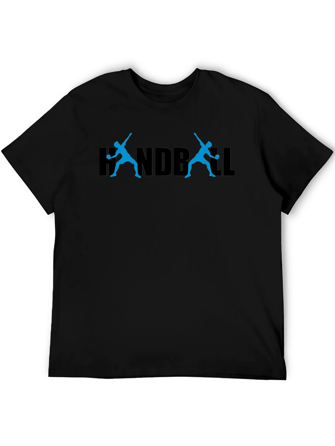 Camiseta Negra de Handball - Diseño Deportivo