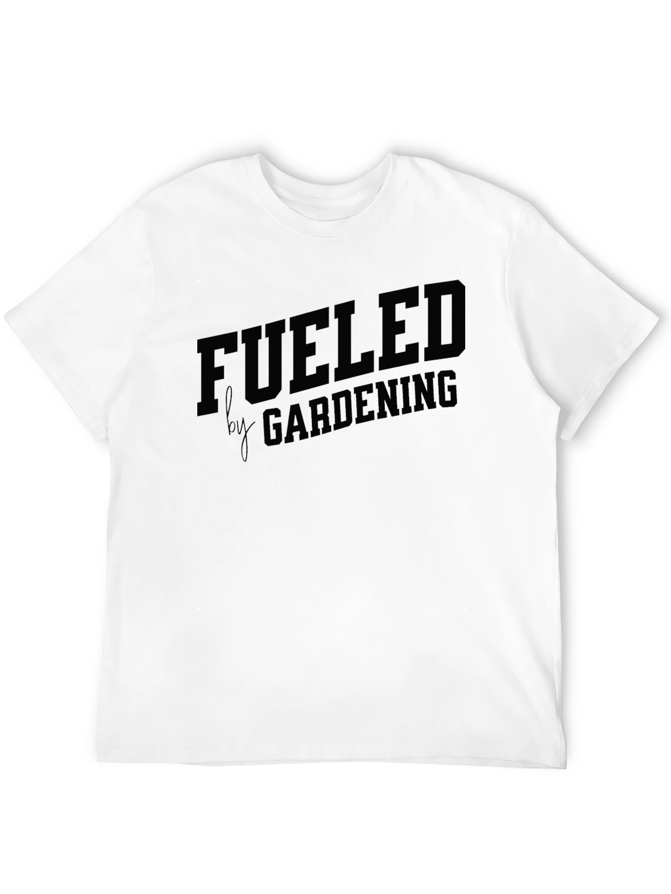 Camiseta Negra Fueled by Gardening