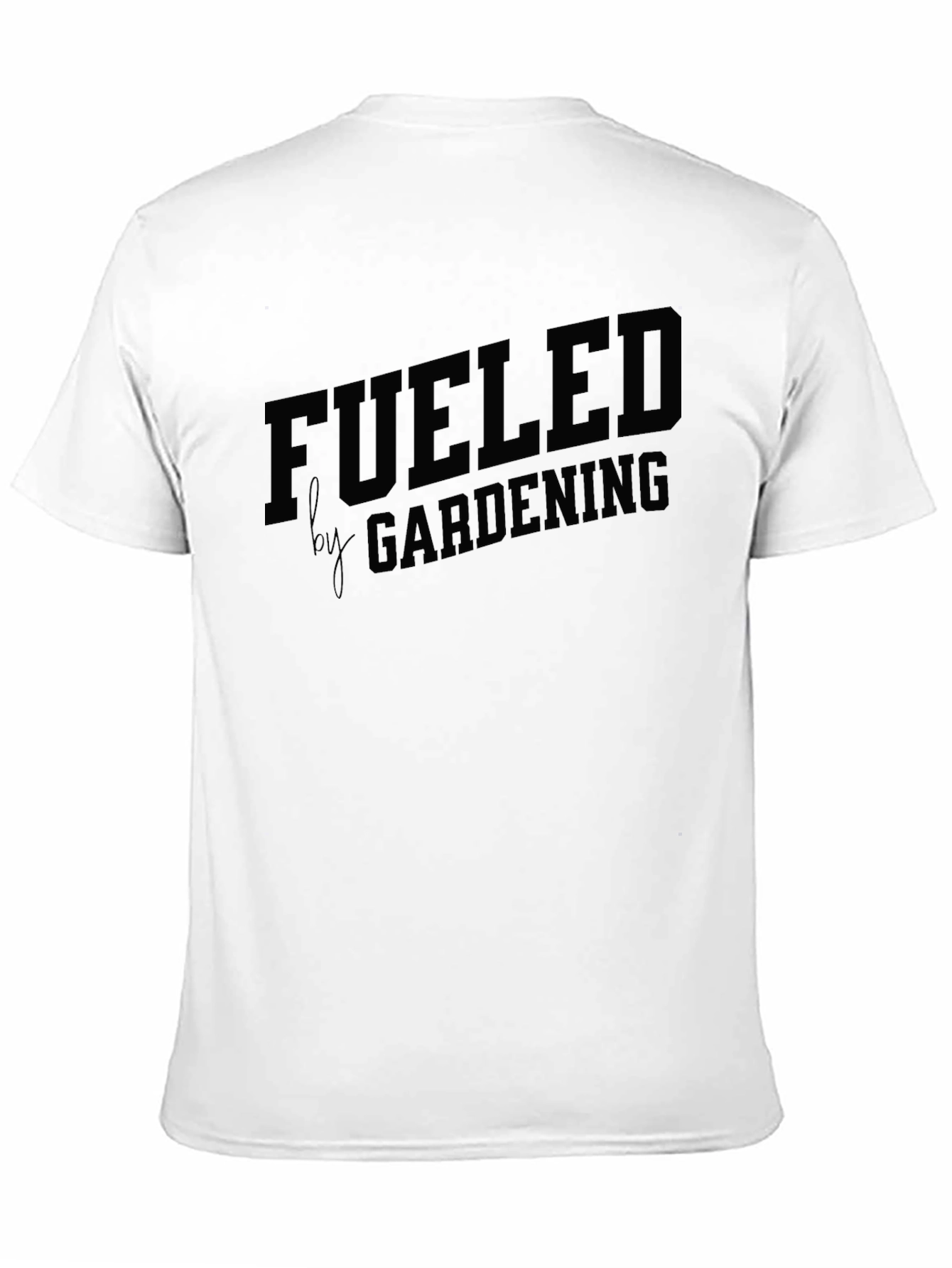 Camiseta Negra Fueled by Gardening