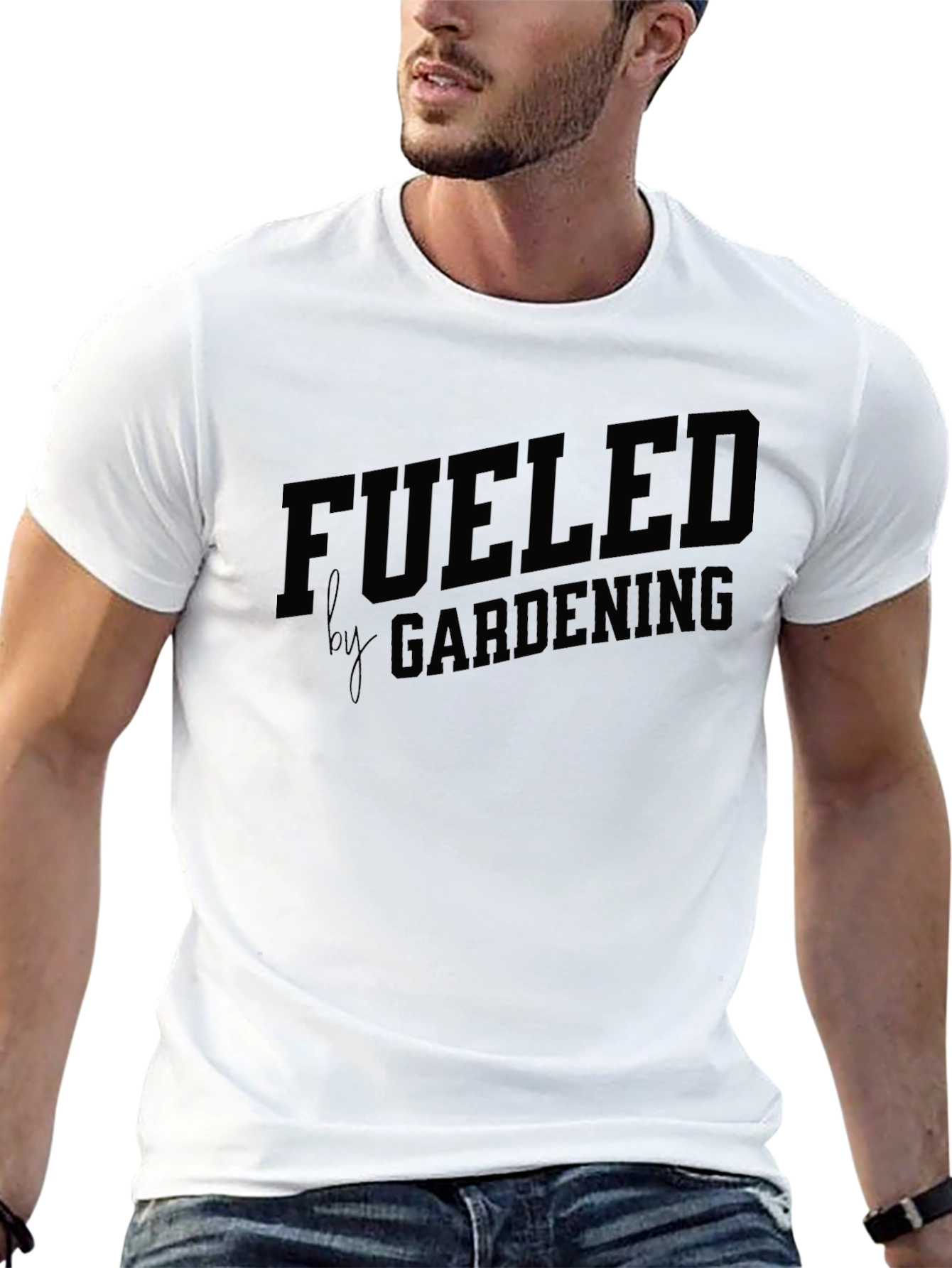 Camiseta Negra Fueled by Gardening