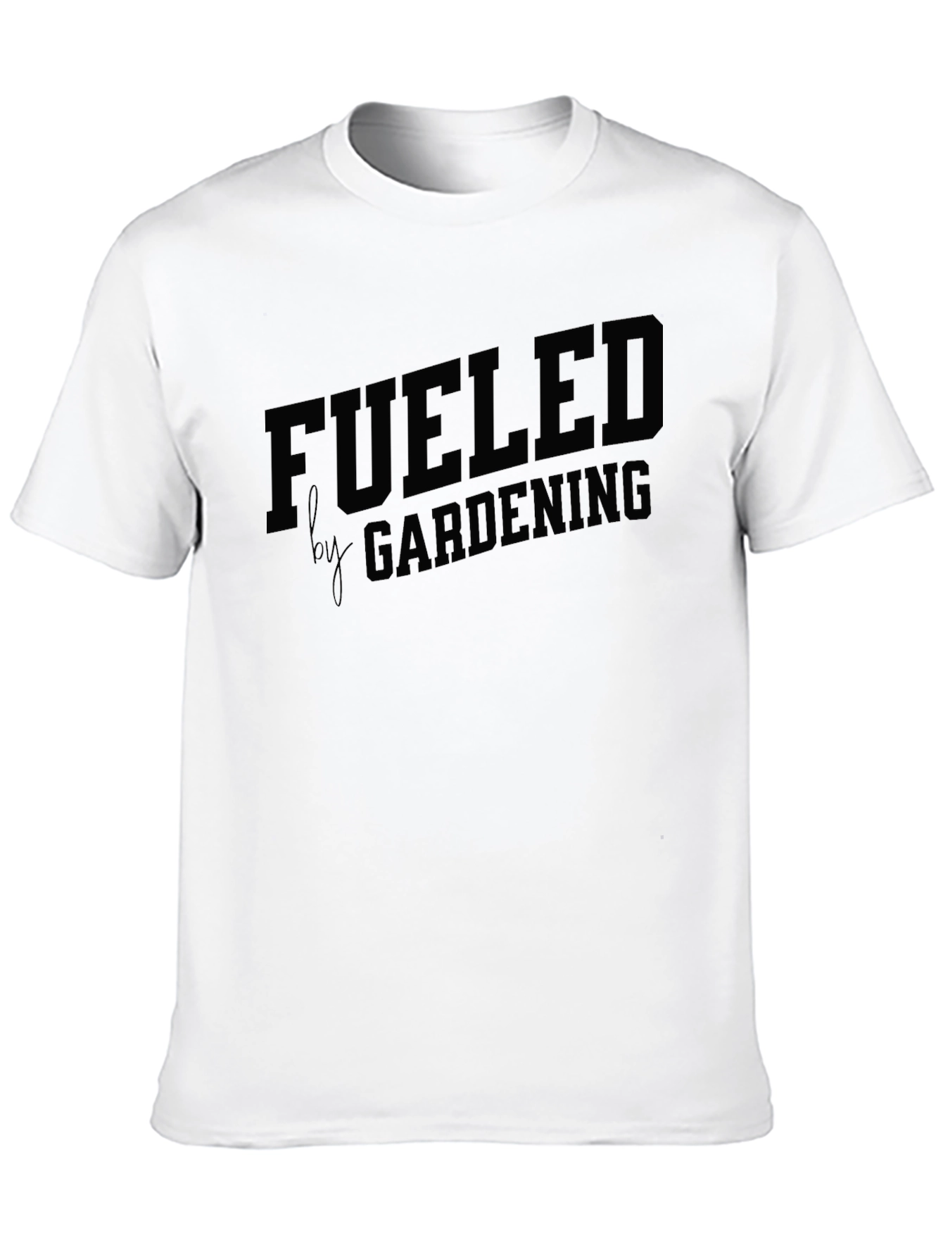 Camiseta Negra Fueled by Gardening