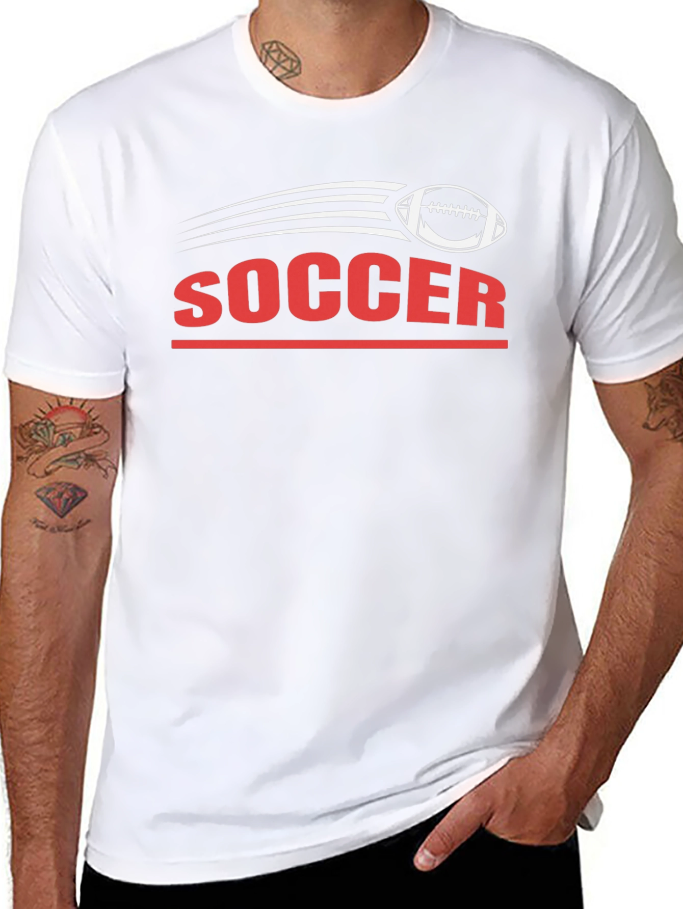 Camiseta Hombre Fútbol Americano - Diseño Deportivo Casual